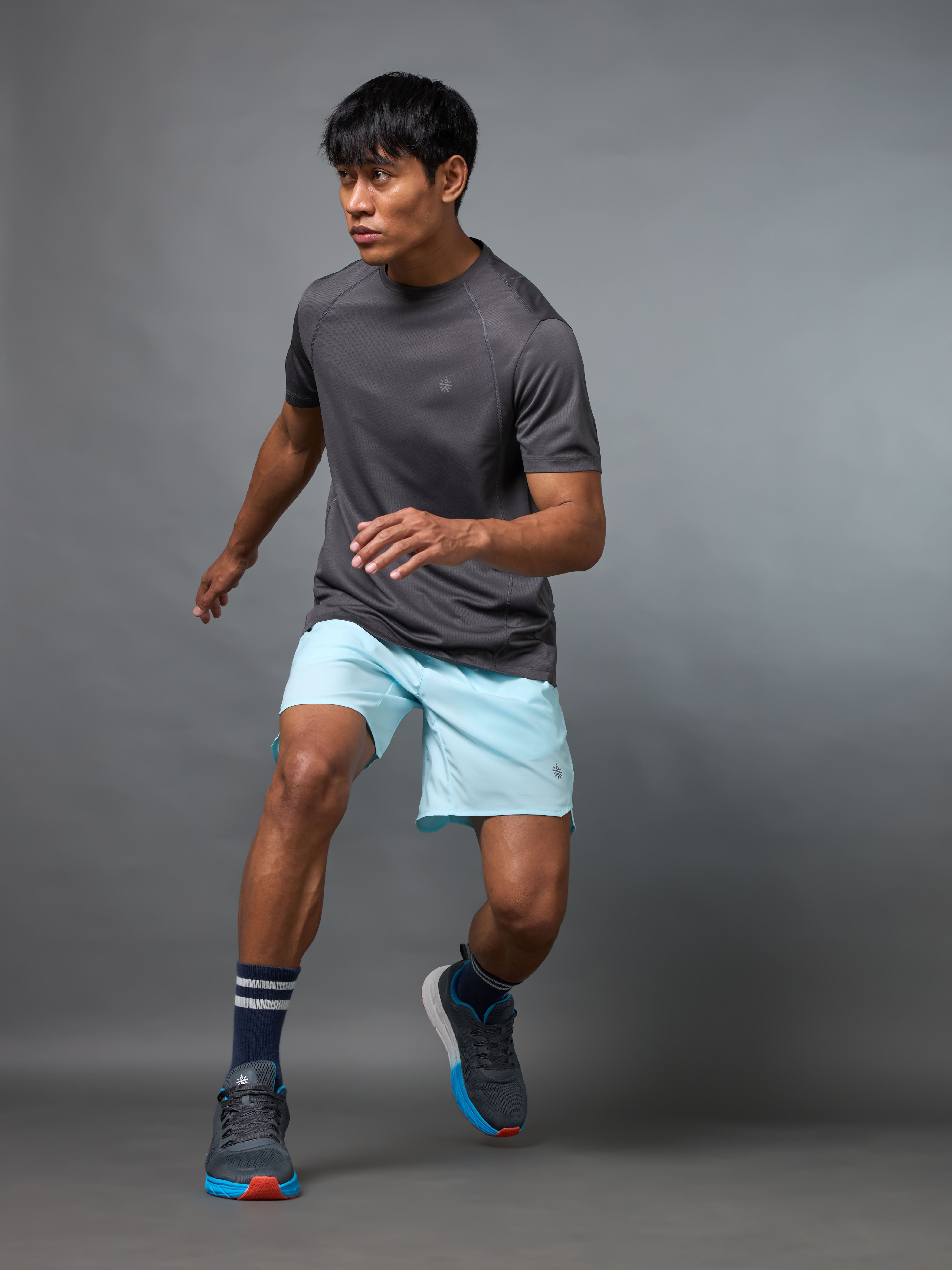 Men's Train All Day Essential Grey T-shirt