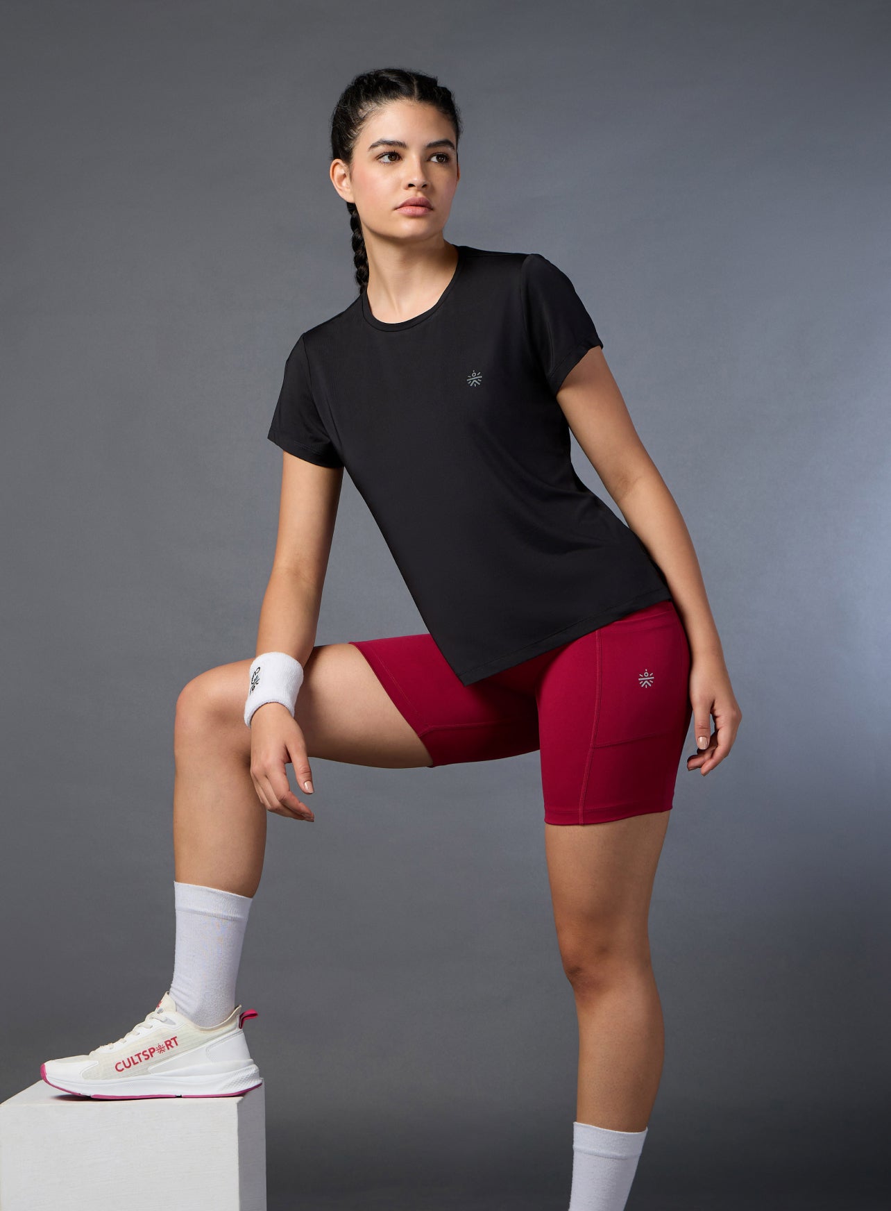 Women's Athlete Pro Black T-shirt