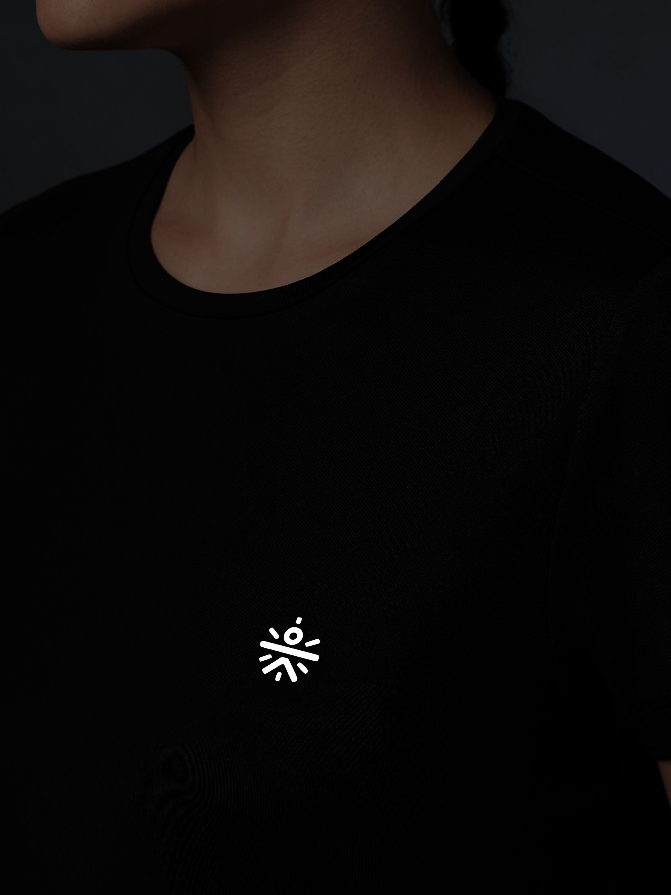 Women's Athlete Pro Black T-shirt