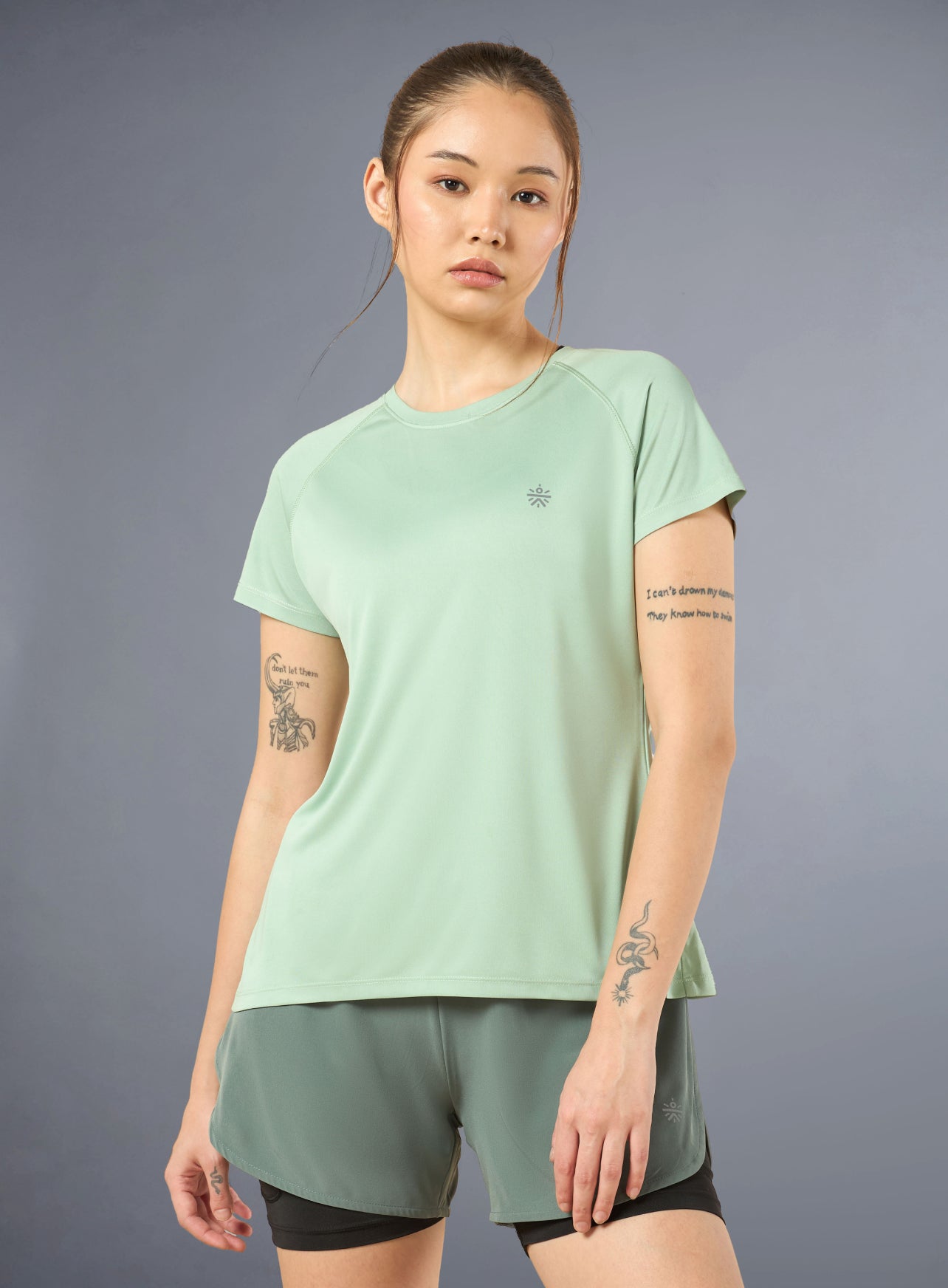 Women's Run Hype Green T-shirt