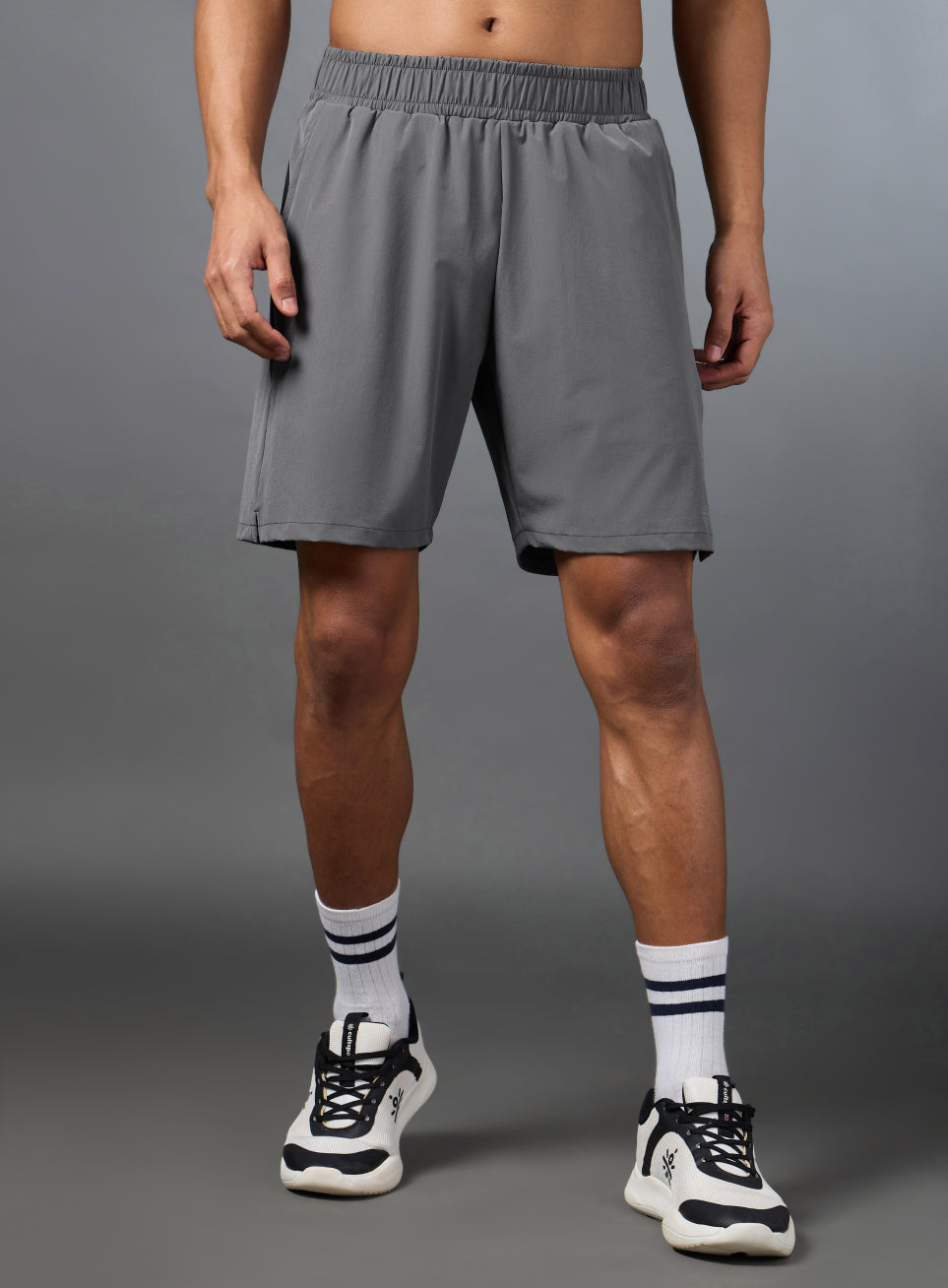 Men's Terrain Run Grey Shorts