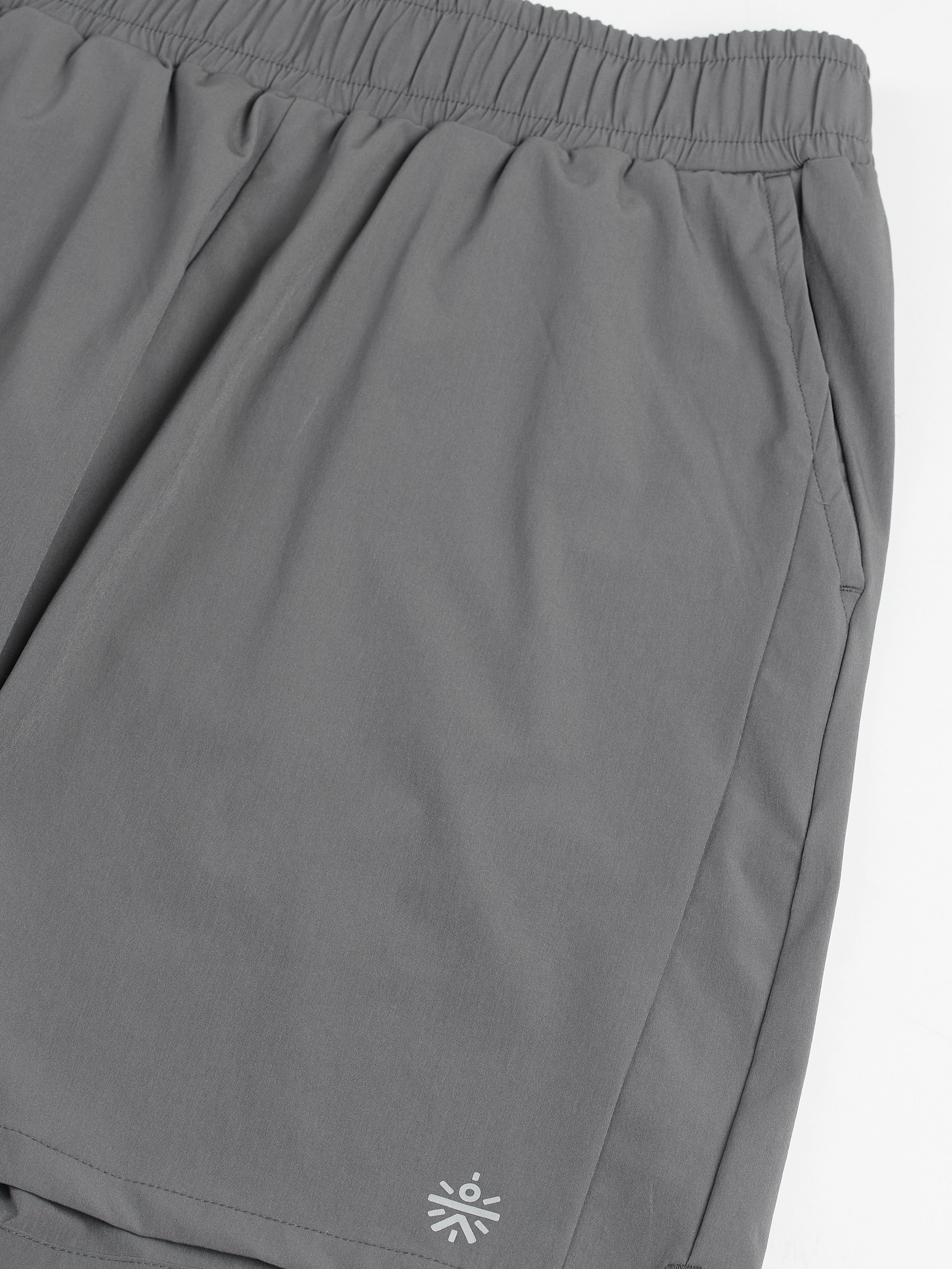 Men's Terrain Run Grey Shorts