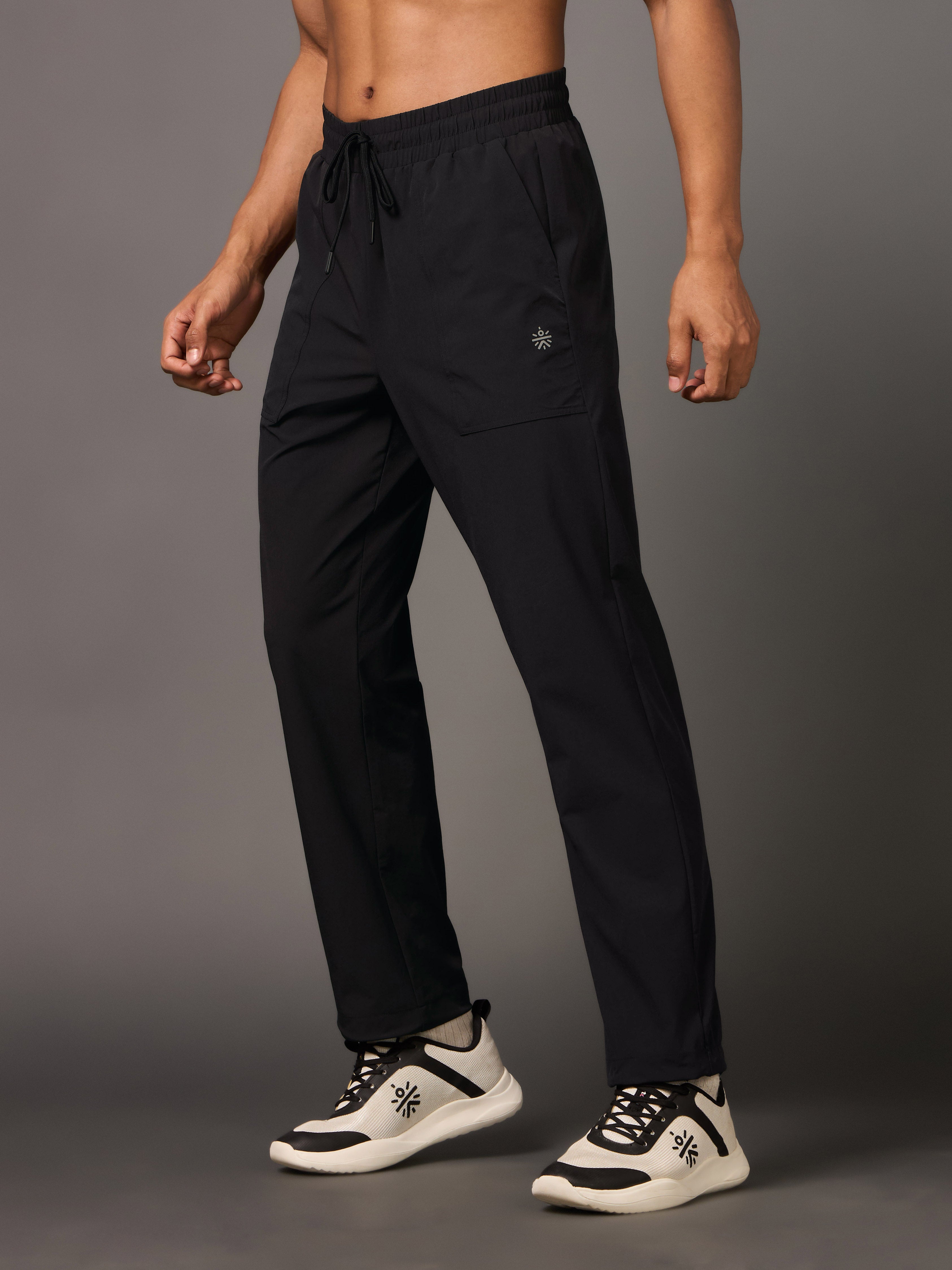 Men's Shape Shifter Everyday Black Trackpant