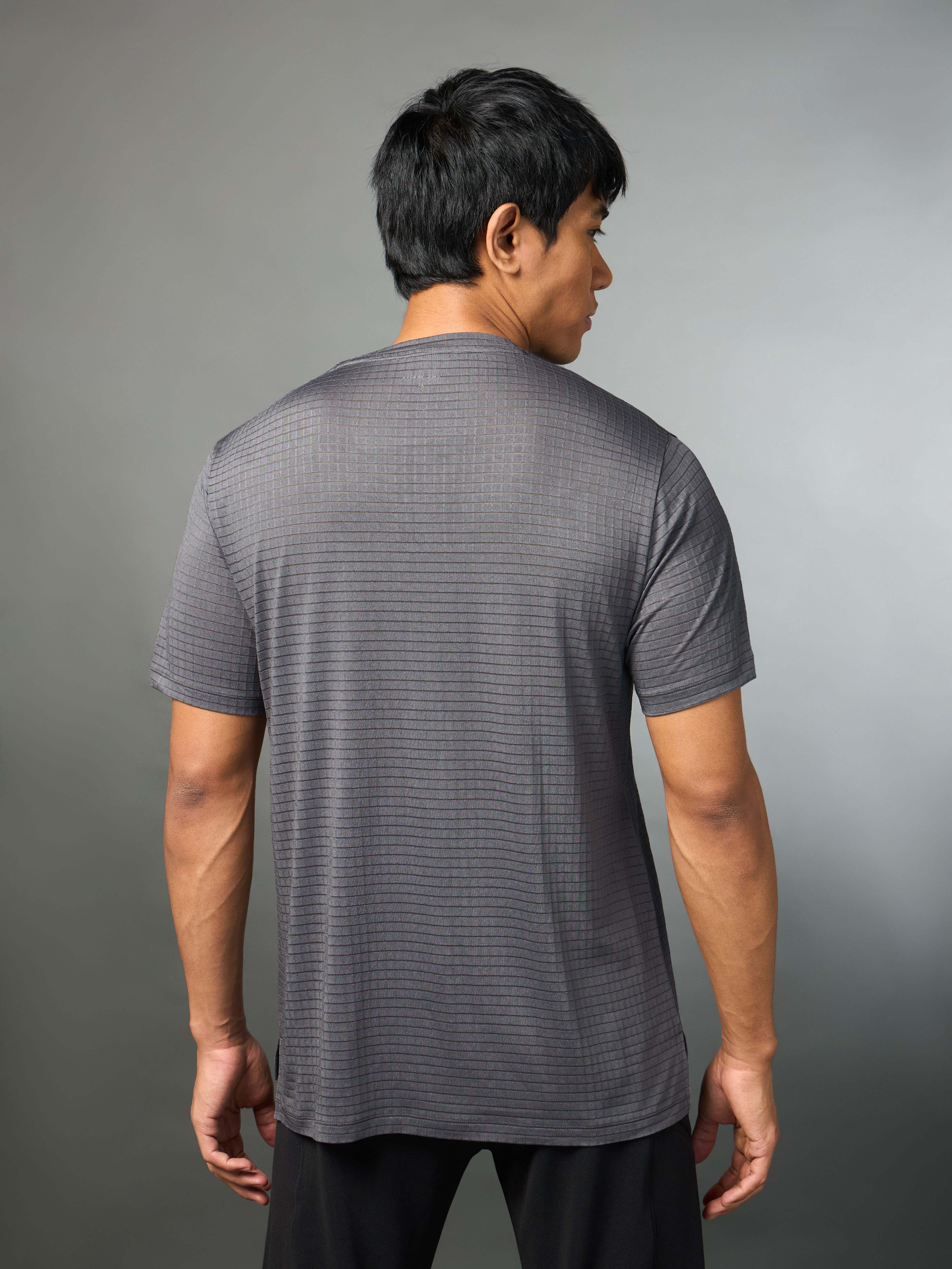Men's Technical Knit Grey High Performance T-shirt