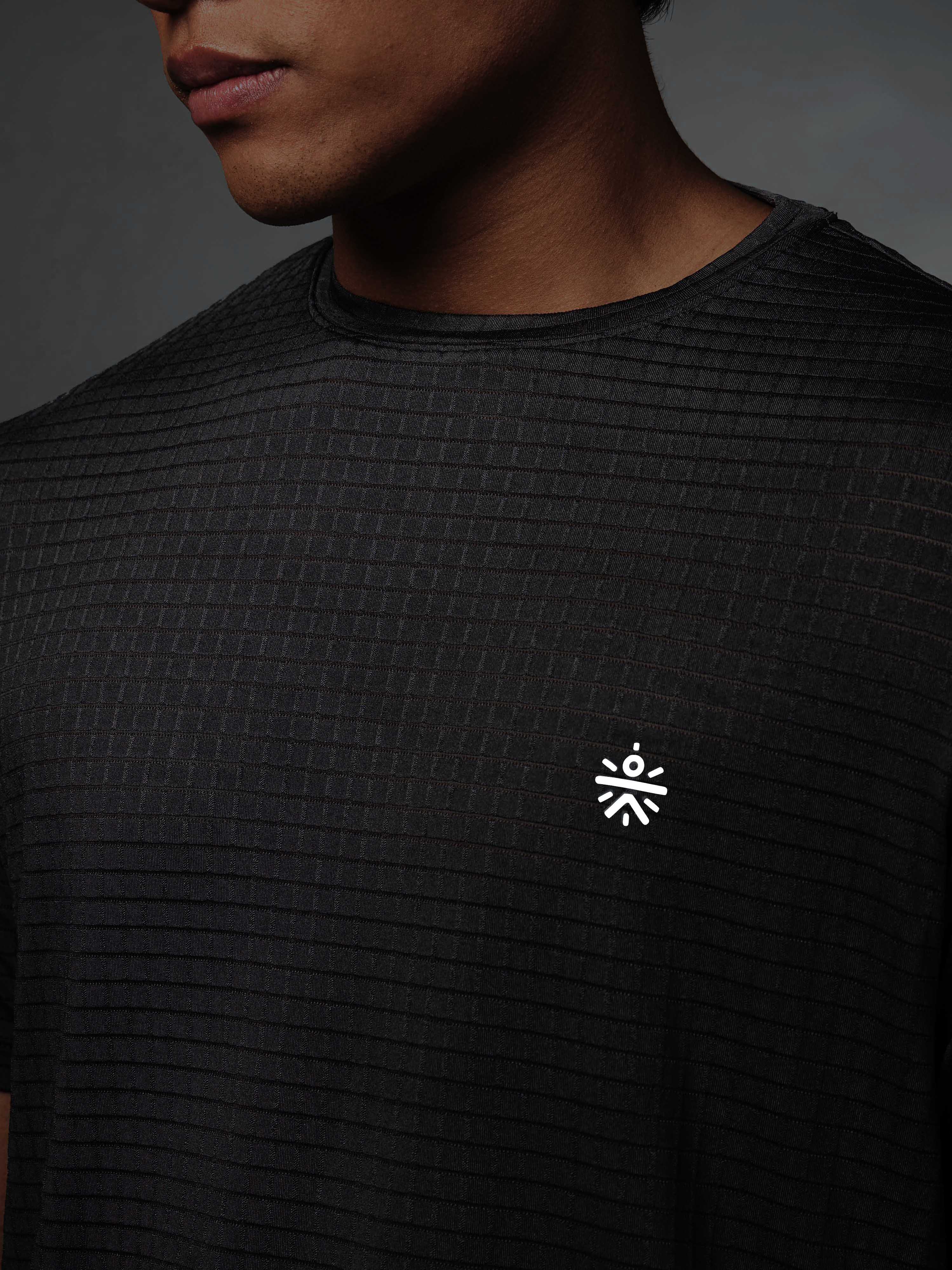 Men's Technical Knit Grey High Performance T-shirt