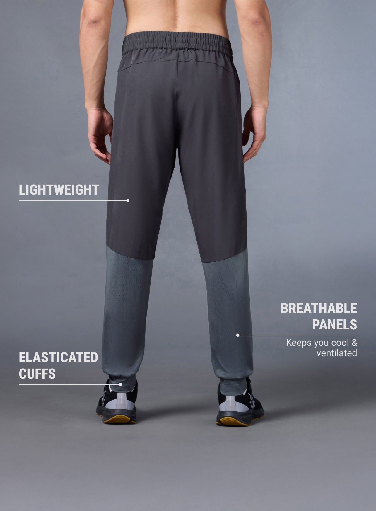 Men's Ranger Grey Running Joggers