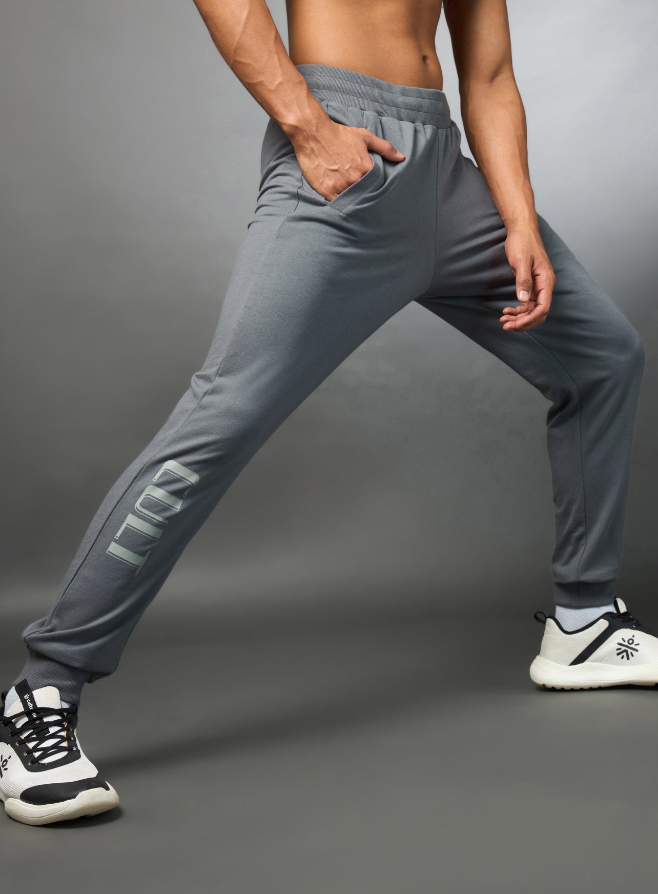 Men's Warm Up Lt. Grey Joggers