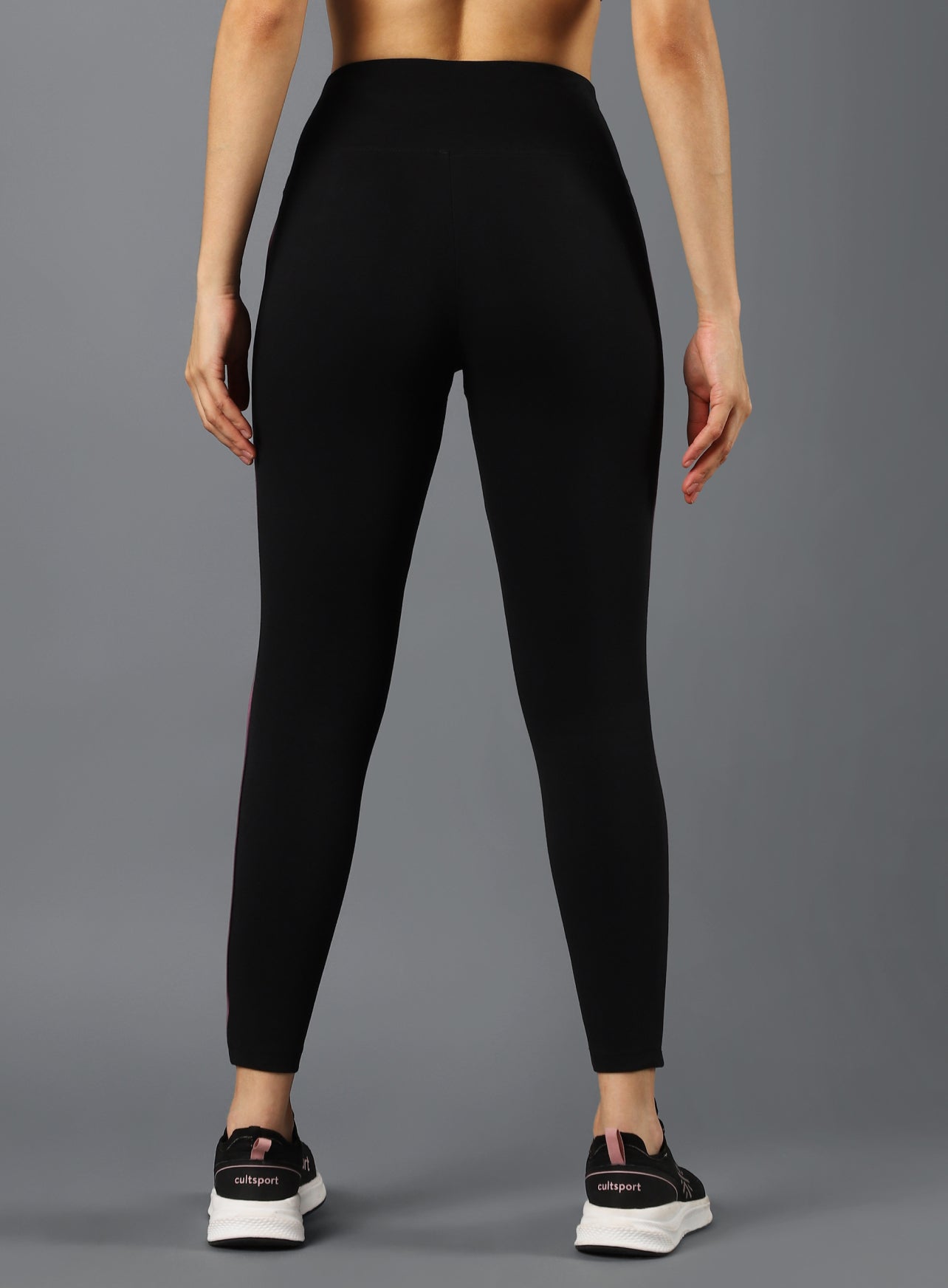 Women's Performance Cotton Black Tights