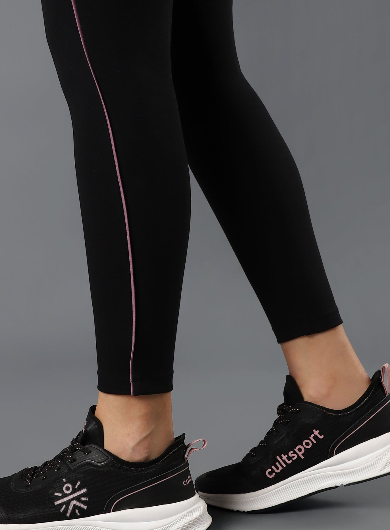 Women's Performance Cotton Black Tights