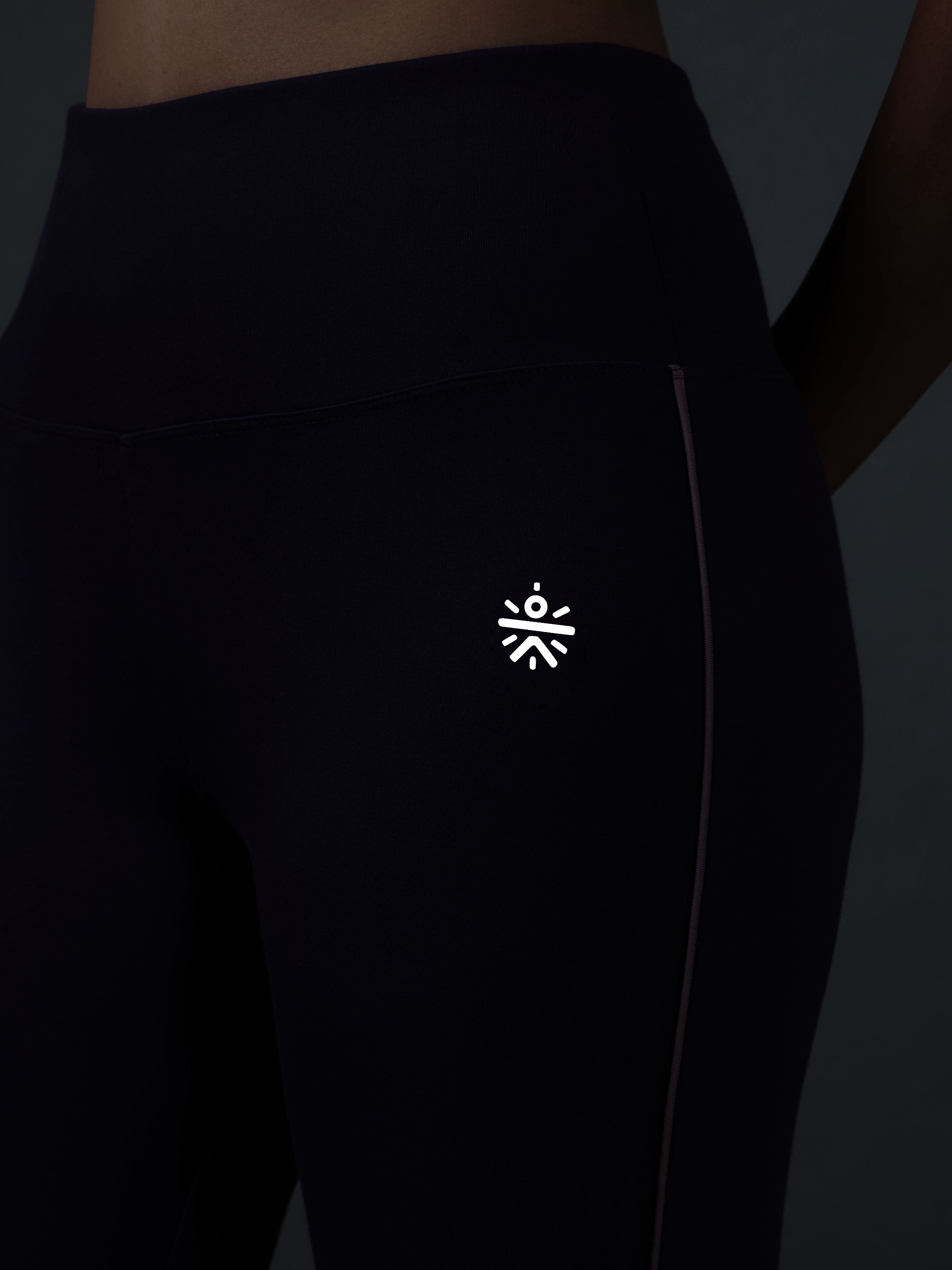 Women's Performance Cotton Purple Tights