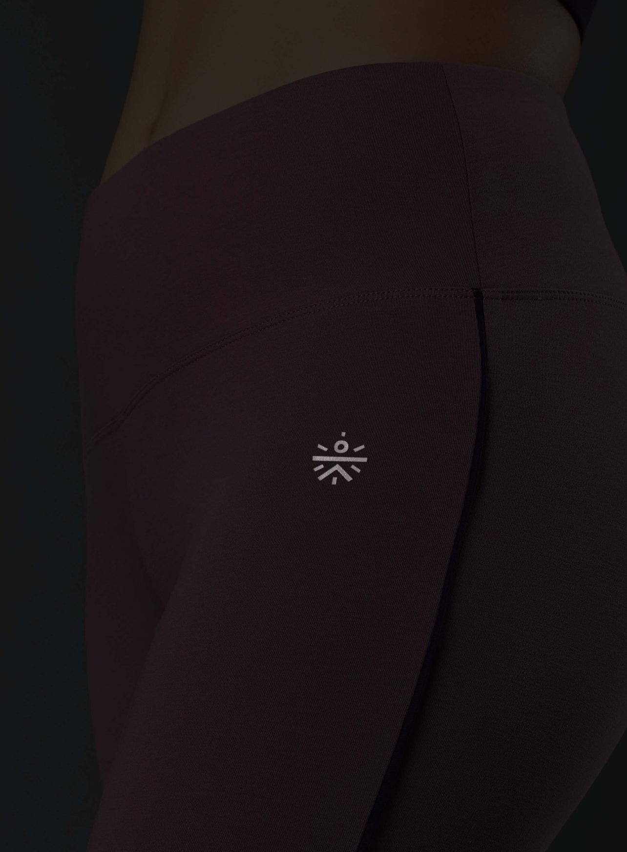 Women's Performance Cotton Purple Tights