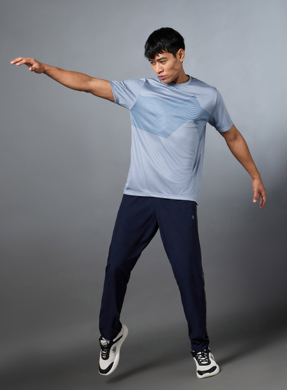 Men's Blue Urban Trail Run T-shirt