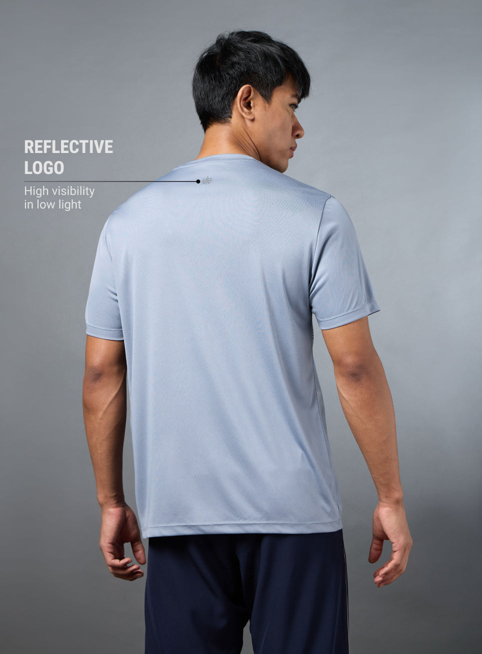 Men's Blue Urban Trail Run T-shirt