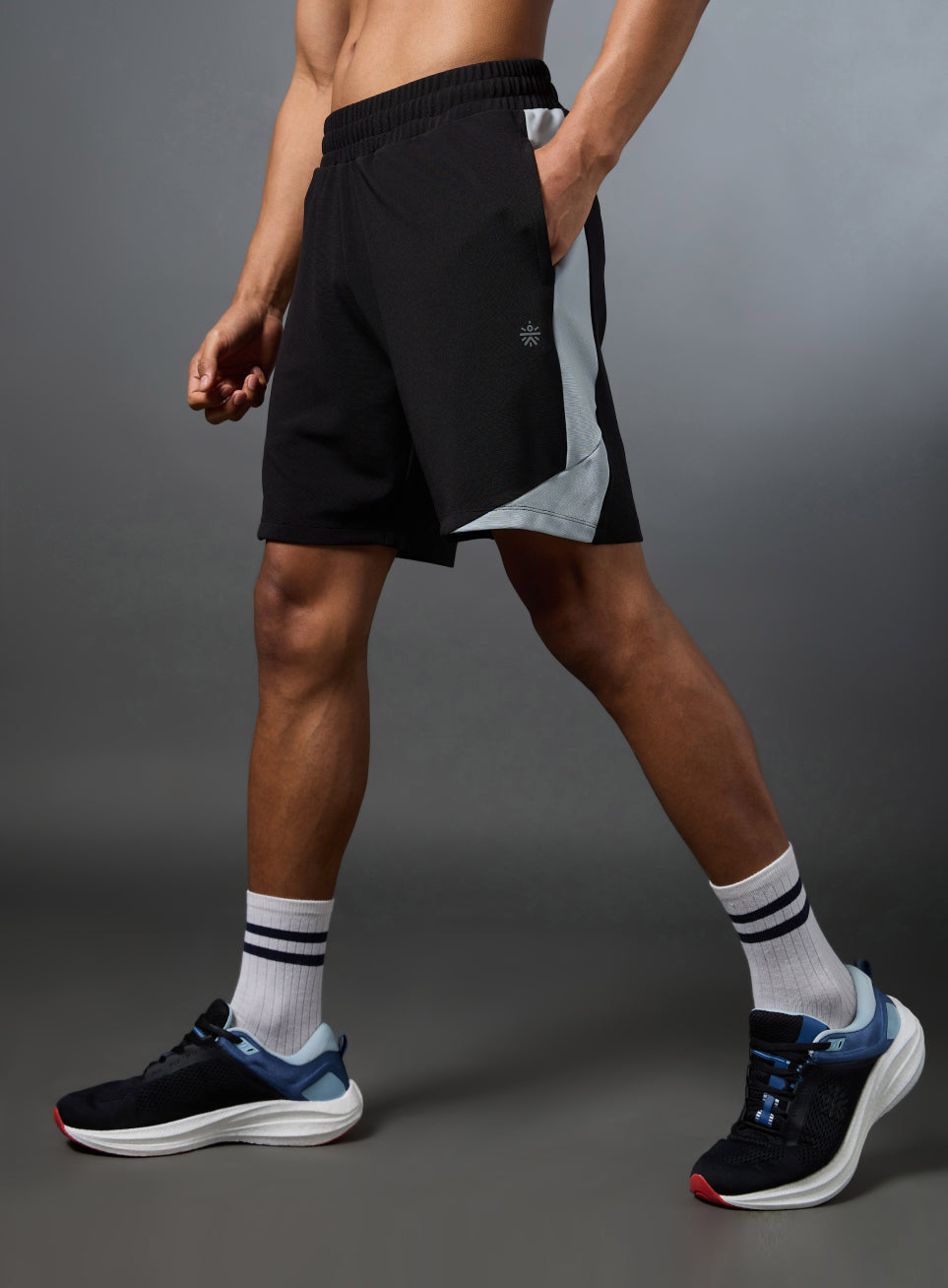 Men's Pace Up Black Running Shorts
