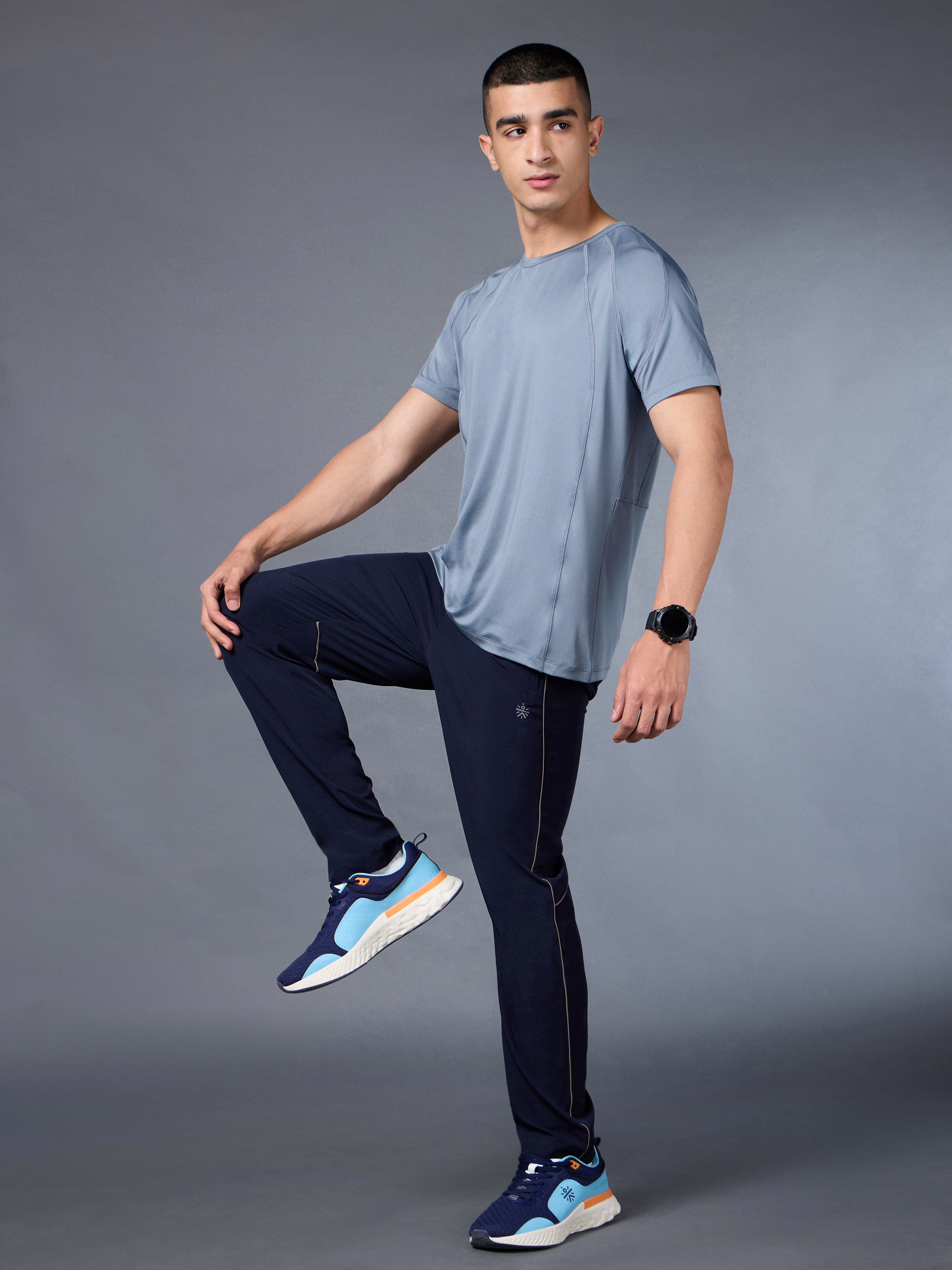 Men's Blue High Imapct Run T-shirt