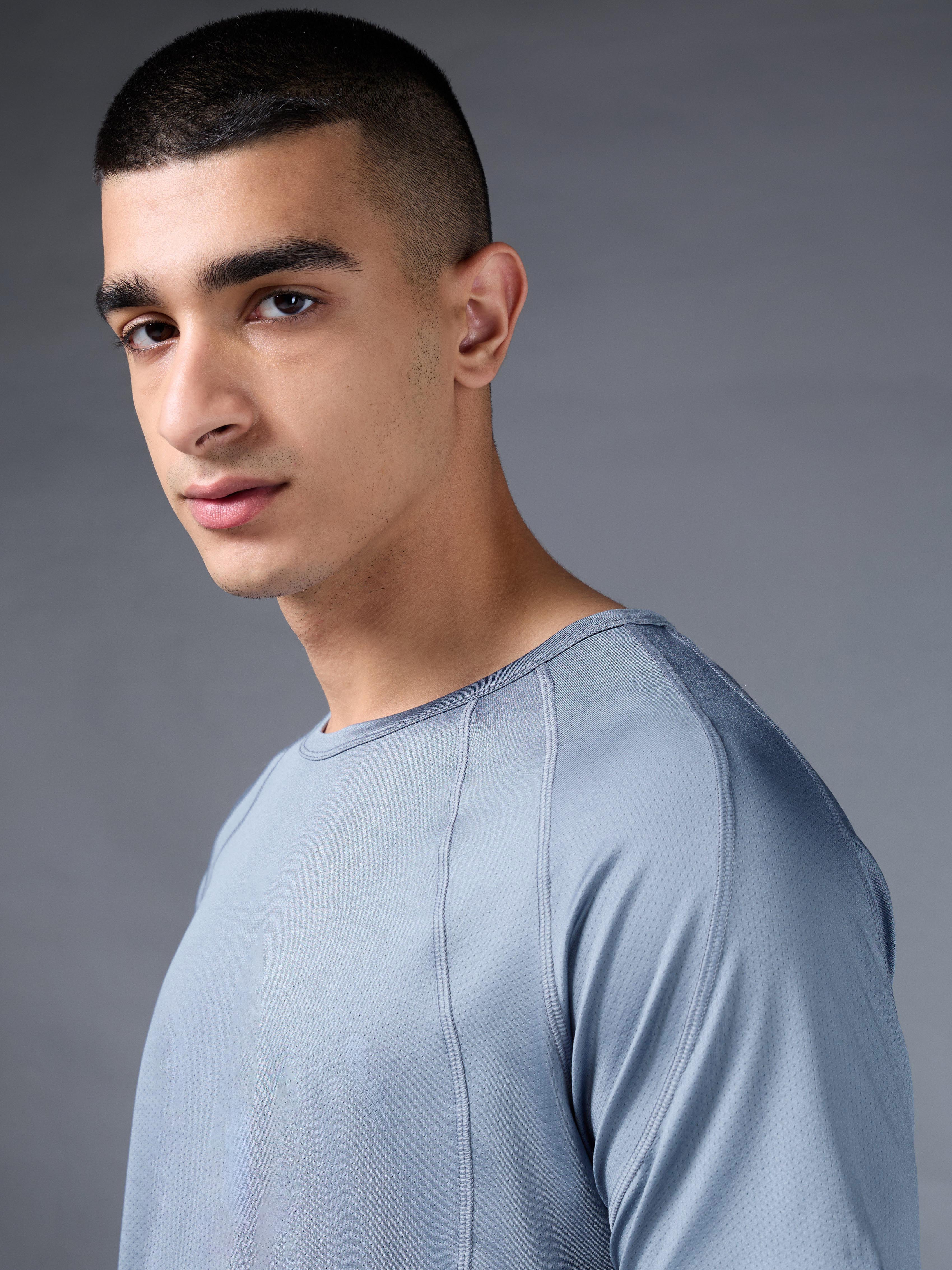 Men's Blue High Imapct Run T-shirt