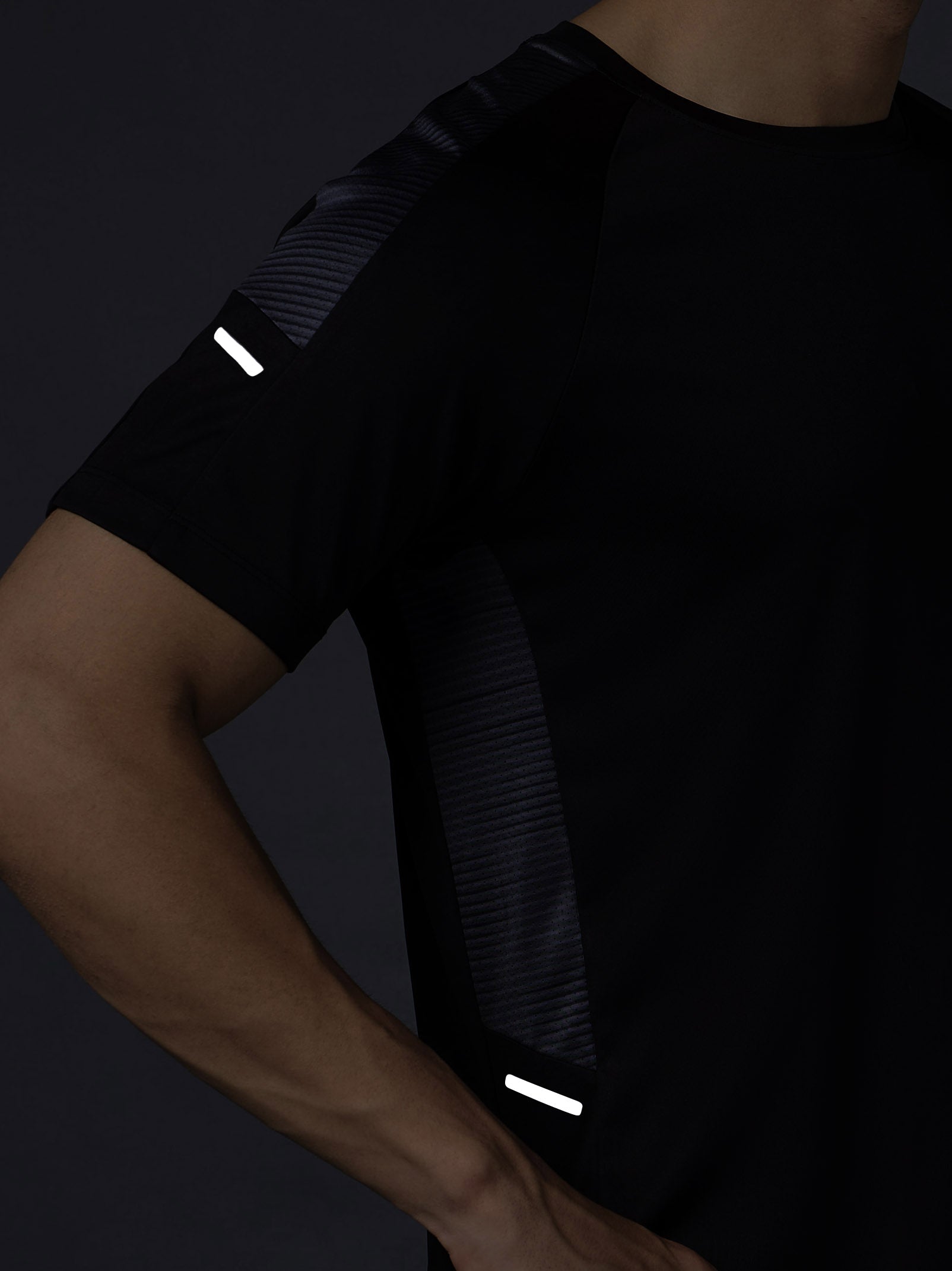 Men's Black Urban Pro Run T-shirt