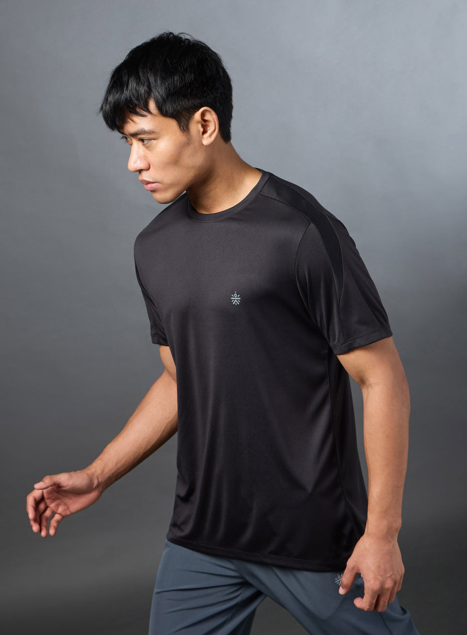Men's Runner's Pro Black T-shirt