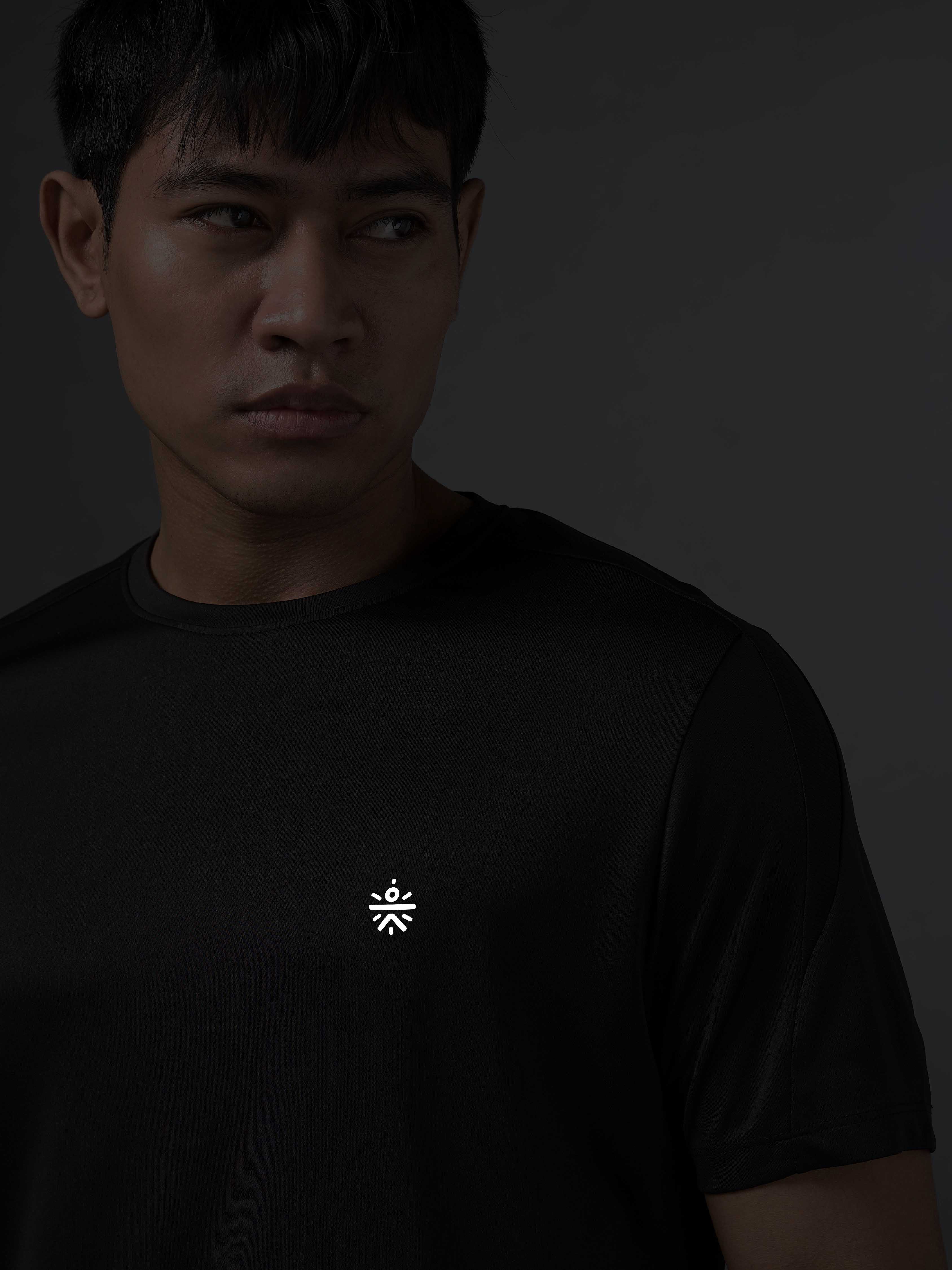 Men's Runner's Pro Black T-shirt