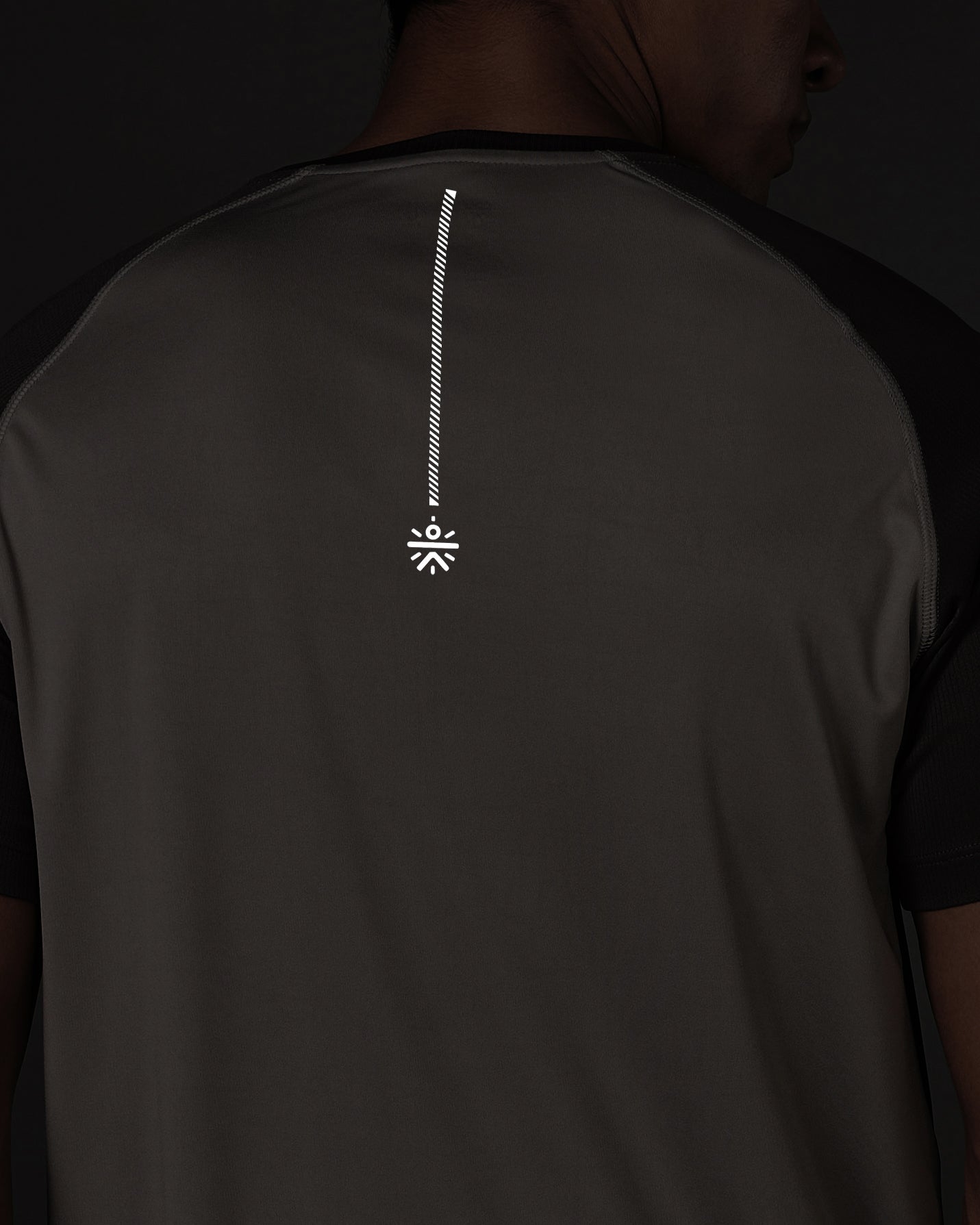 Men's Warm-Up Grey Running T-shirt