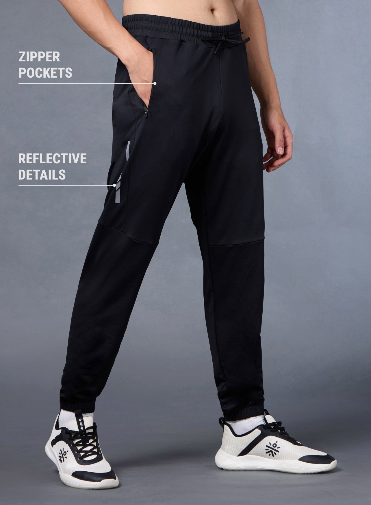 Men's Run Extra Mile Black Joggers