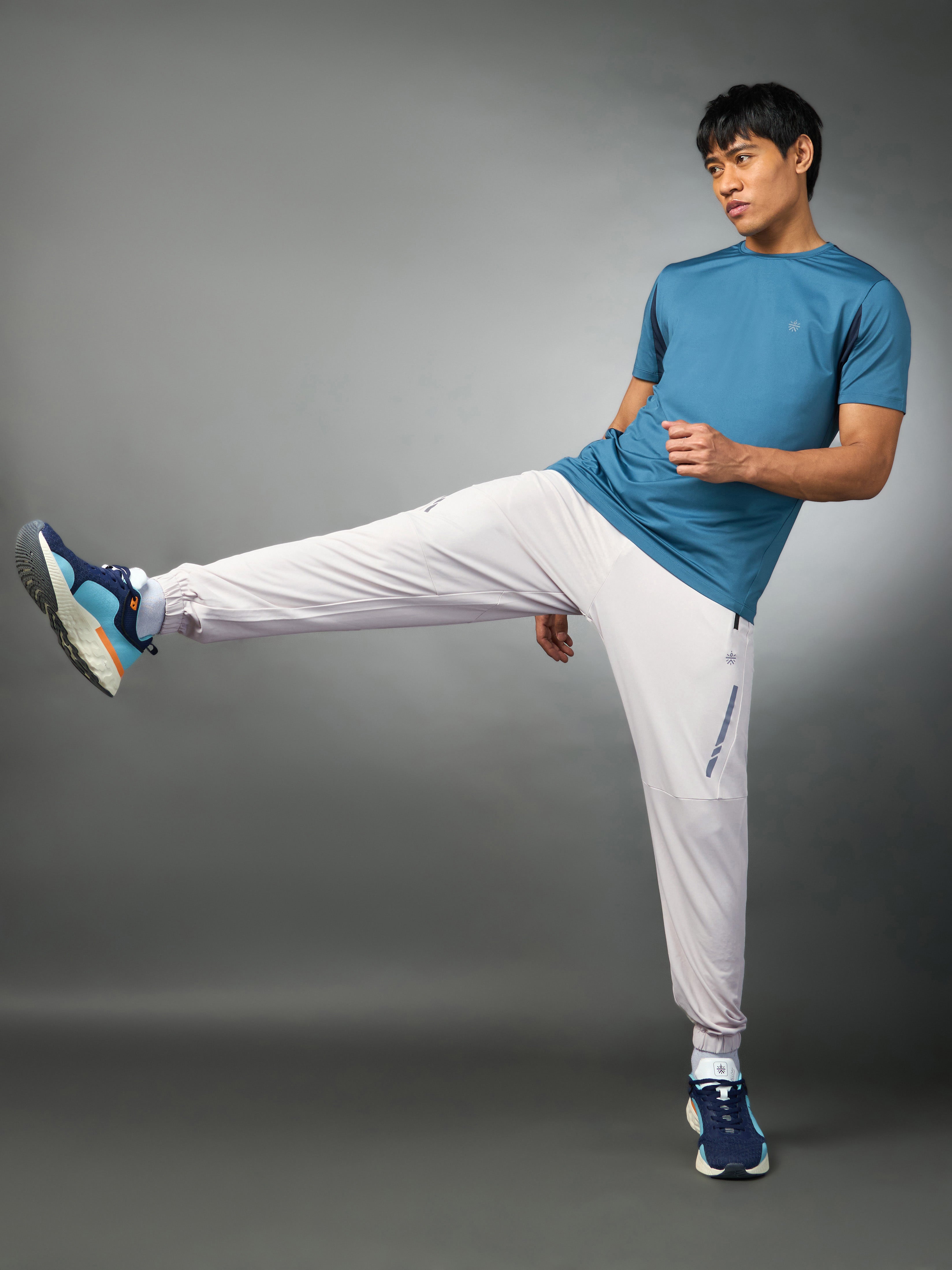 Men's Run Extra Mile Beige Joggers