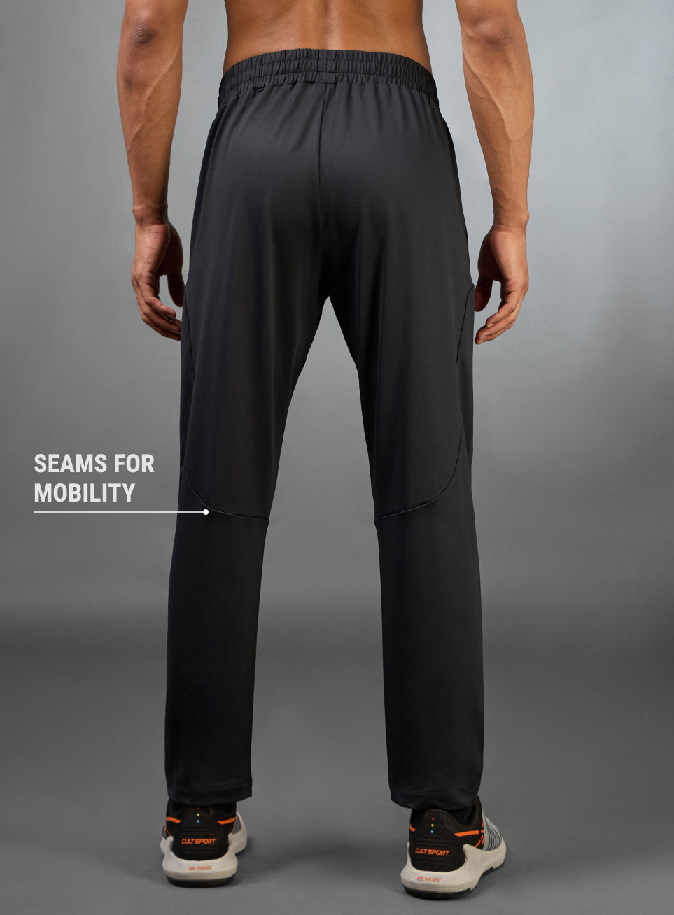 Men's Cardio Best Black Running Trackpants