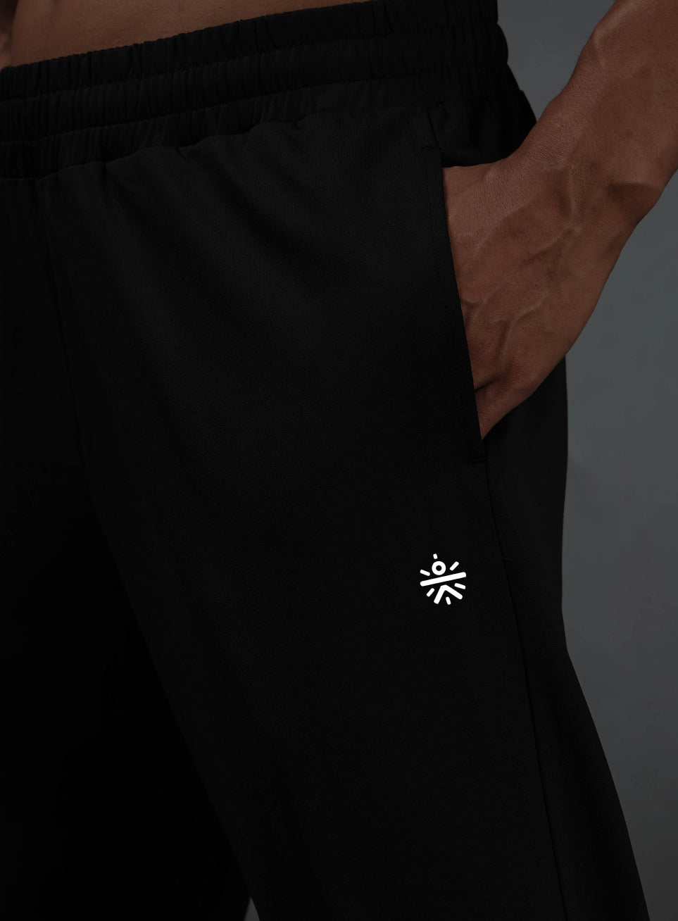 Men's Cardio Best Black Running Trackpants