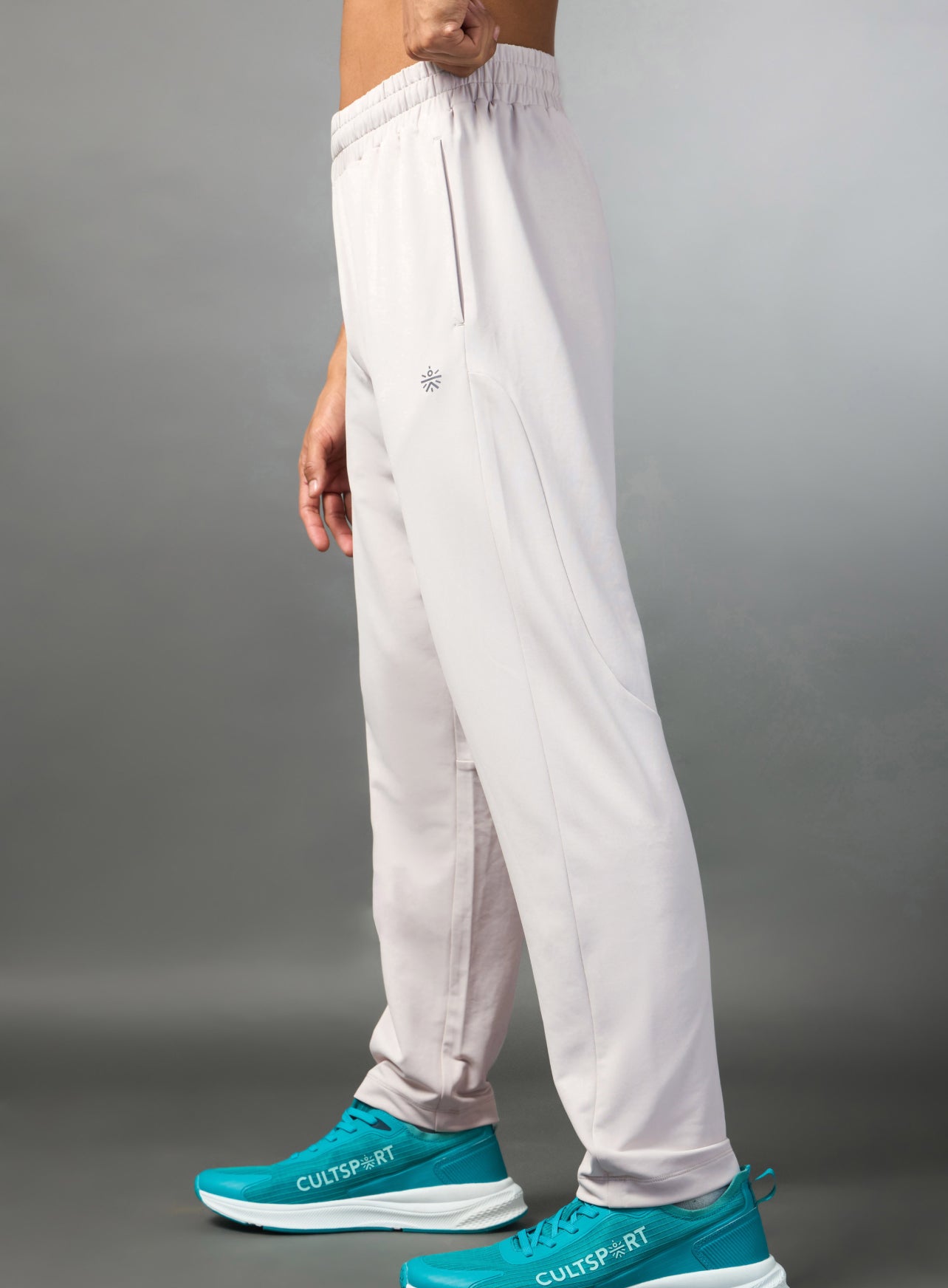 Men's Cardio Best Beige Running Trackpants