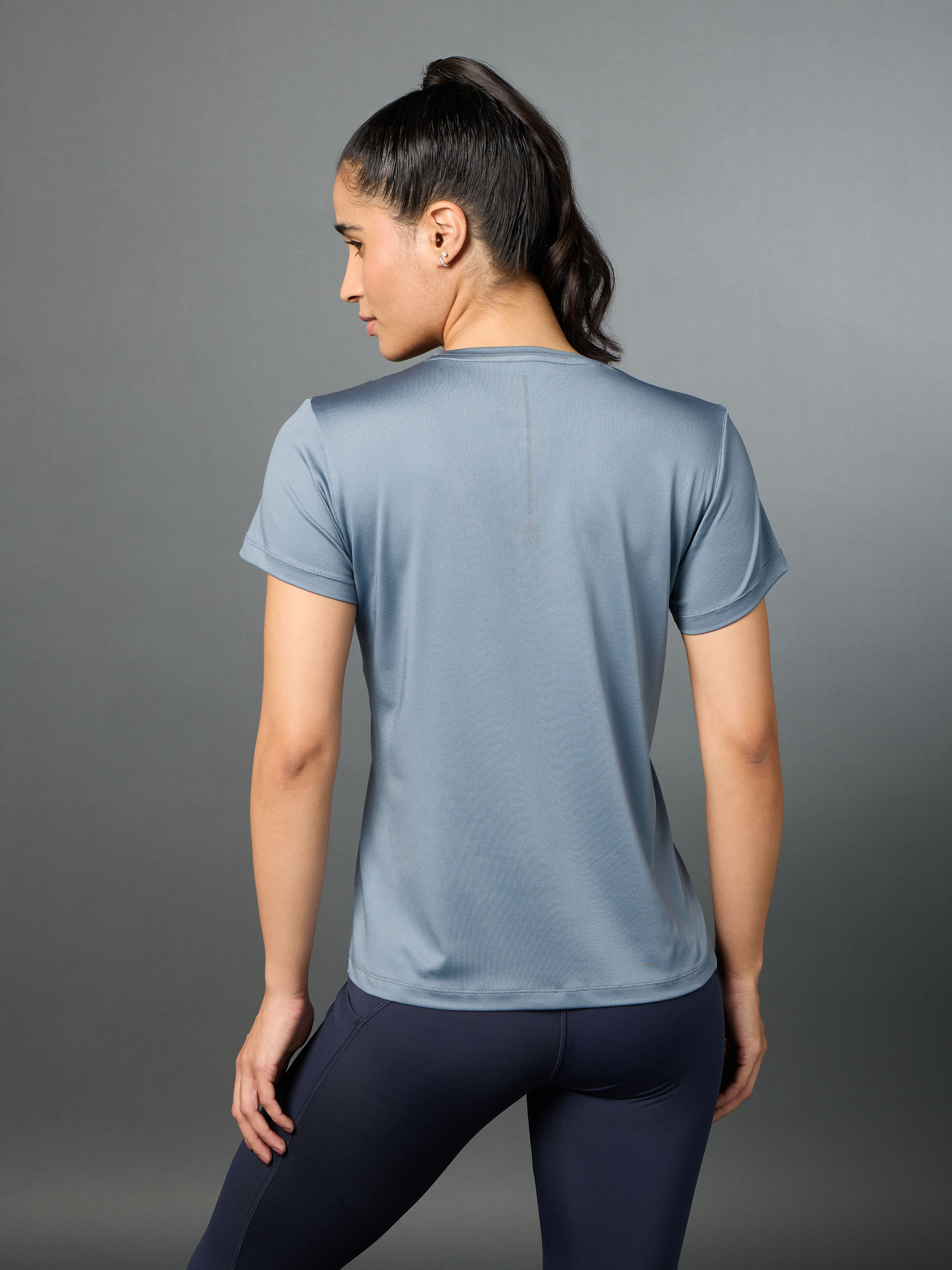 Women's Teal Move Forward Running T-shirt