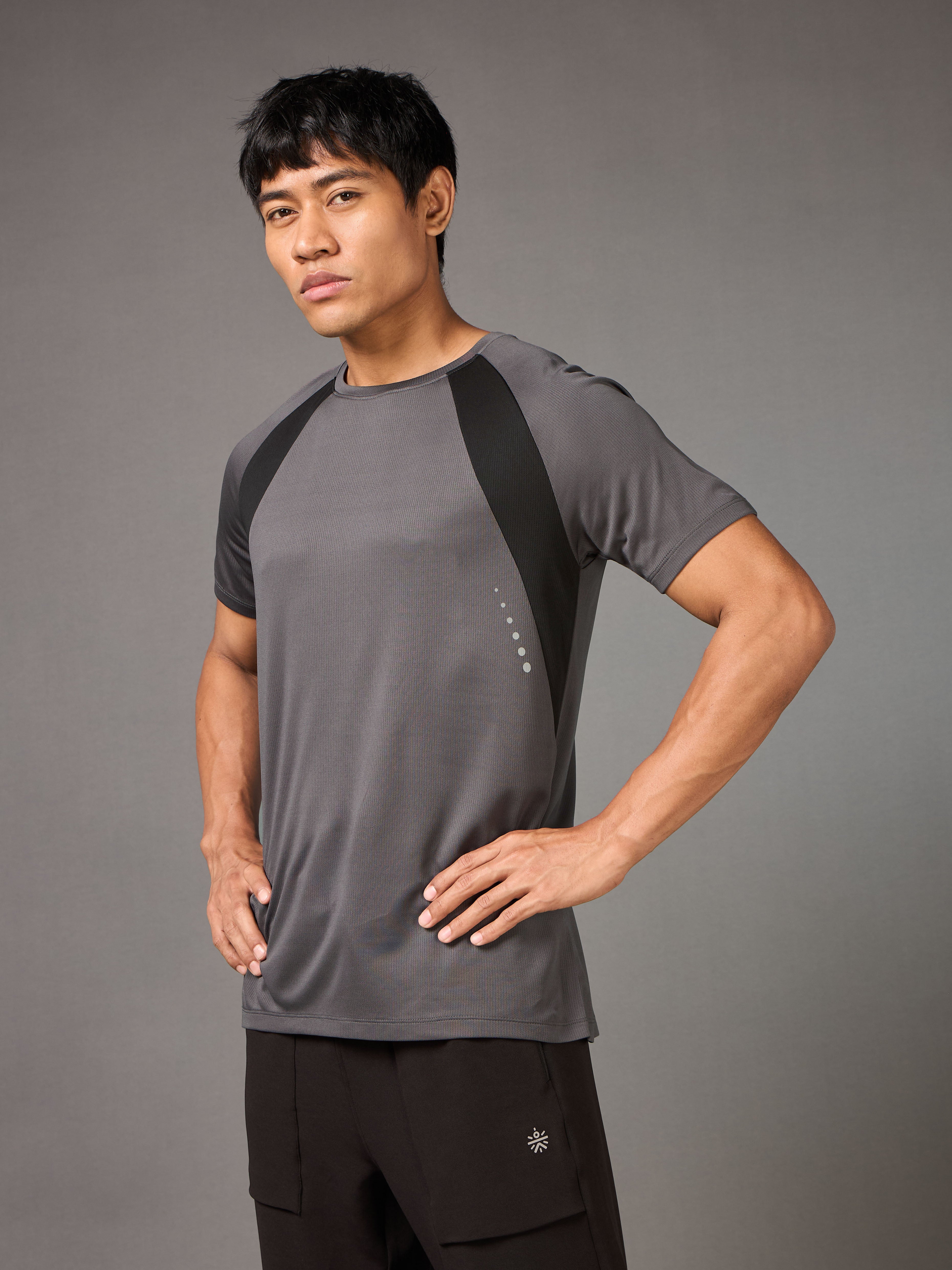 Men's Run Champion Grey T-shirt