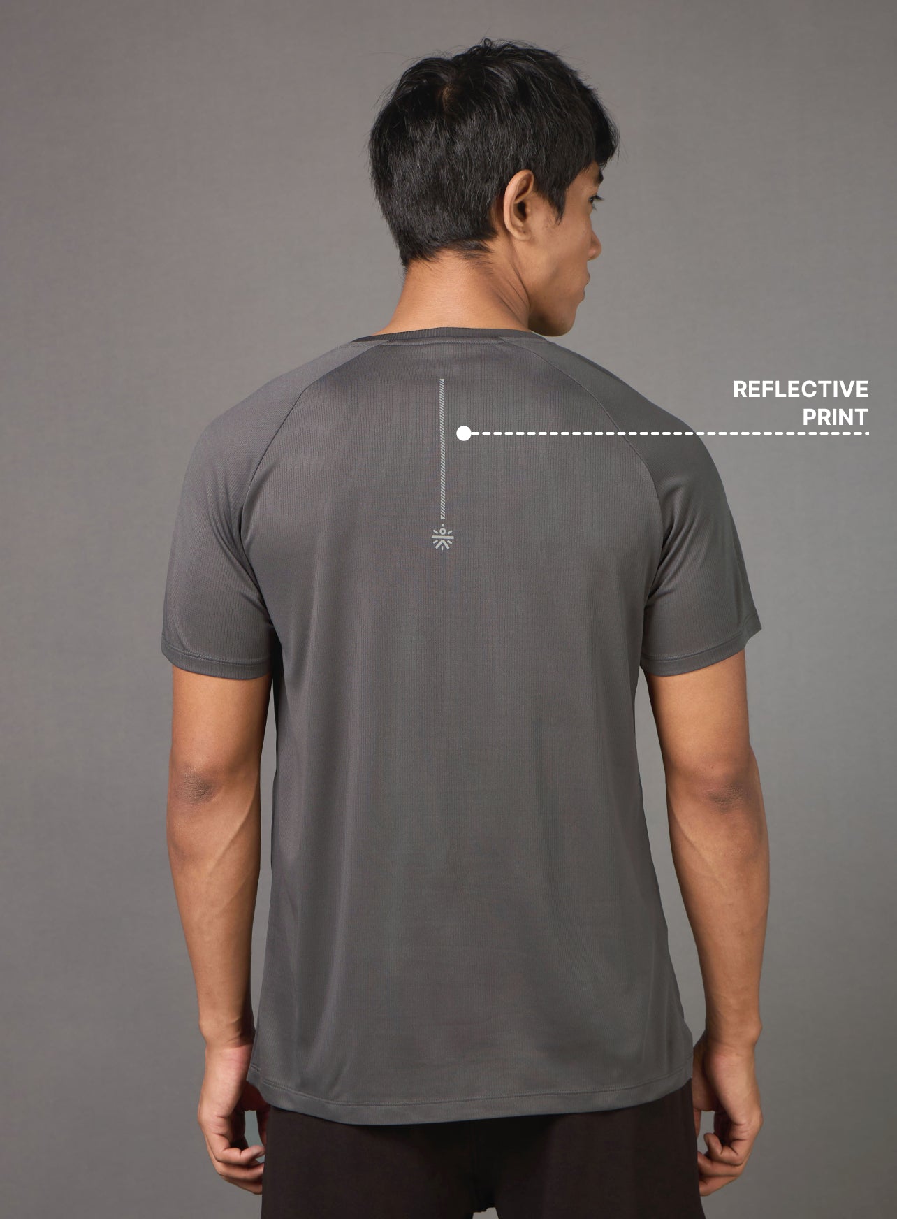 Men's Run Champion Grey T-shirt