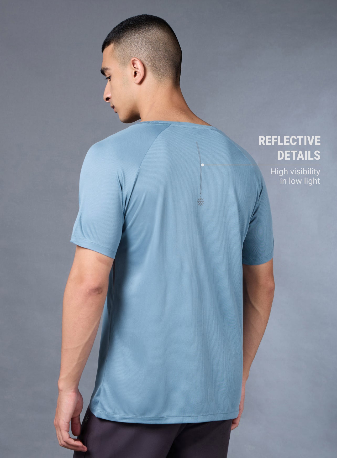 Men's Run Champion Blue T-shirt