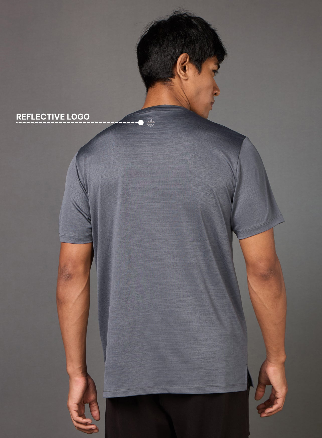 Men's City Escape Grey Running T-shirt