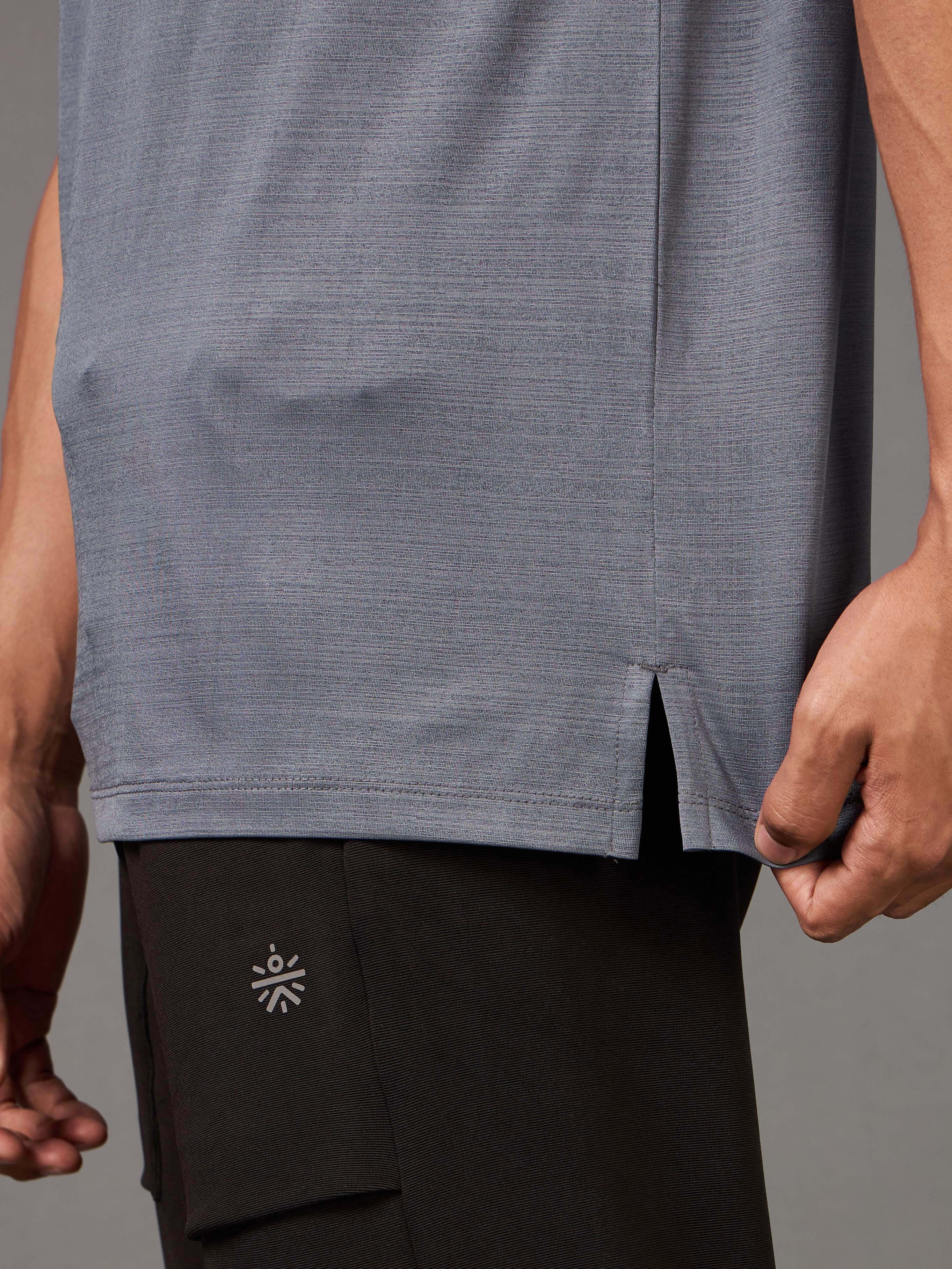 Men's City Escape Grey Running T-shirt