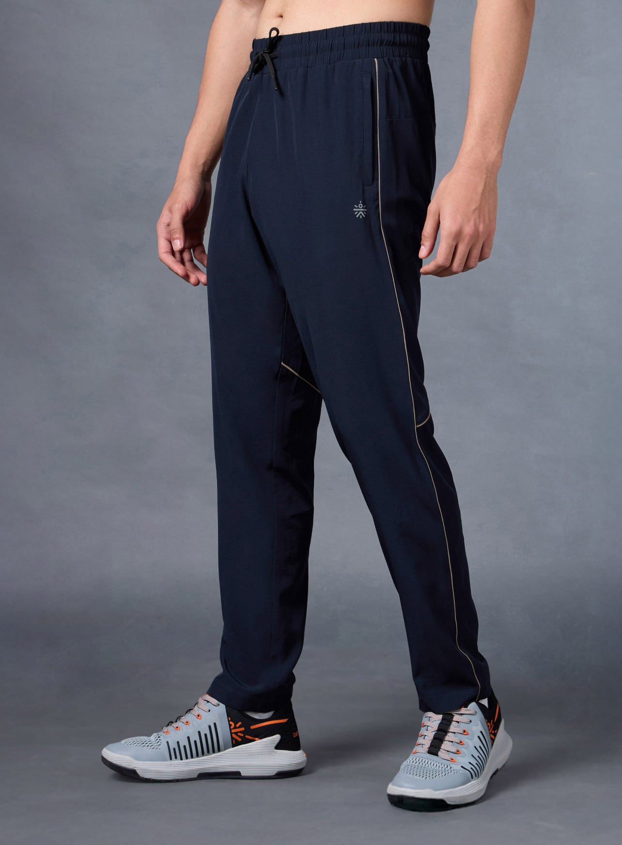 Men's Navy Pace up Running Trackpants