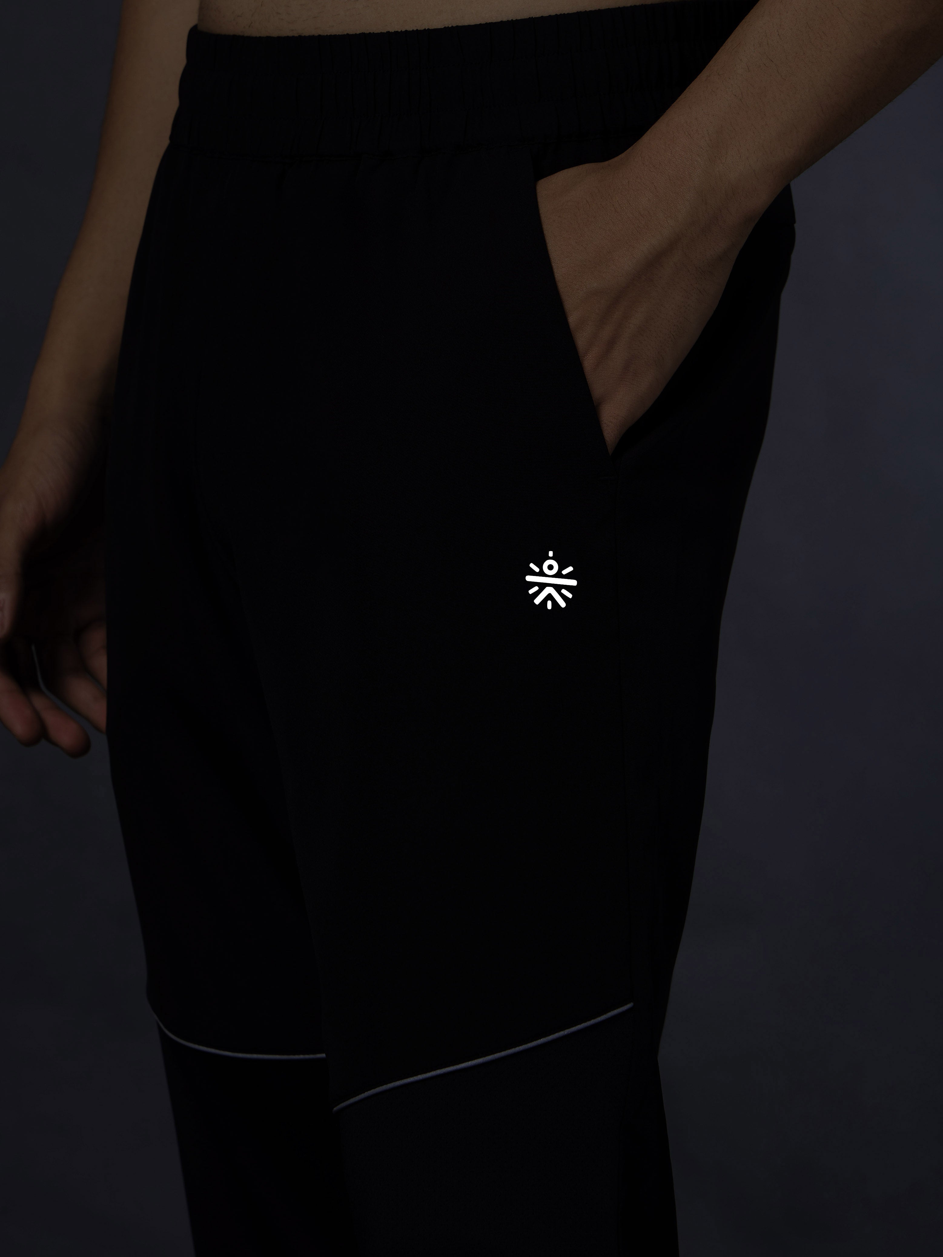 Men's Ranger Black Running Joggers