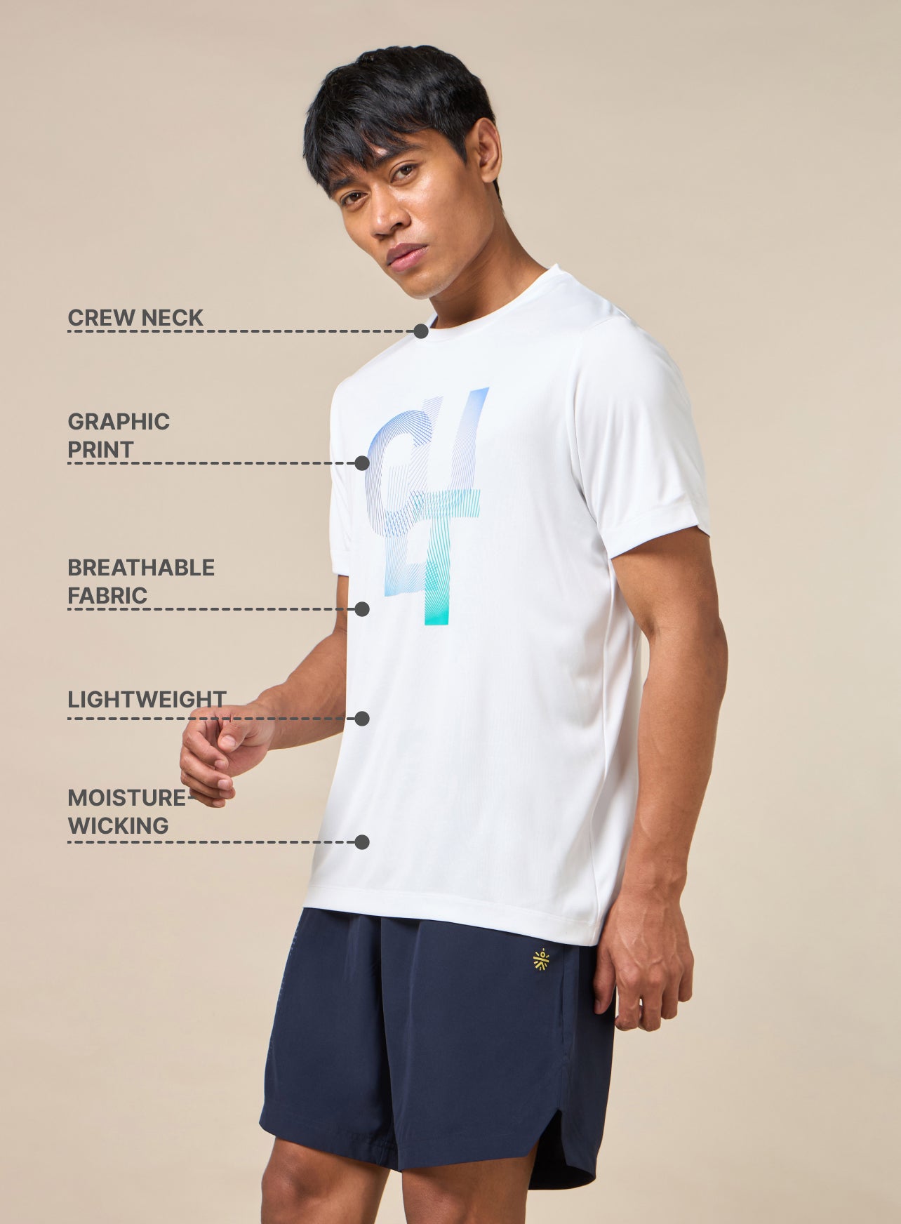 Men's Cult Brand White T-shirt