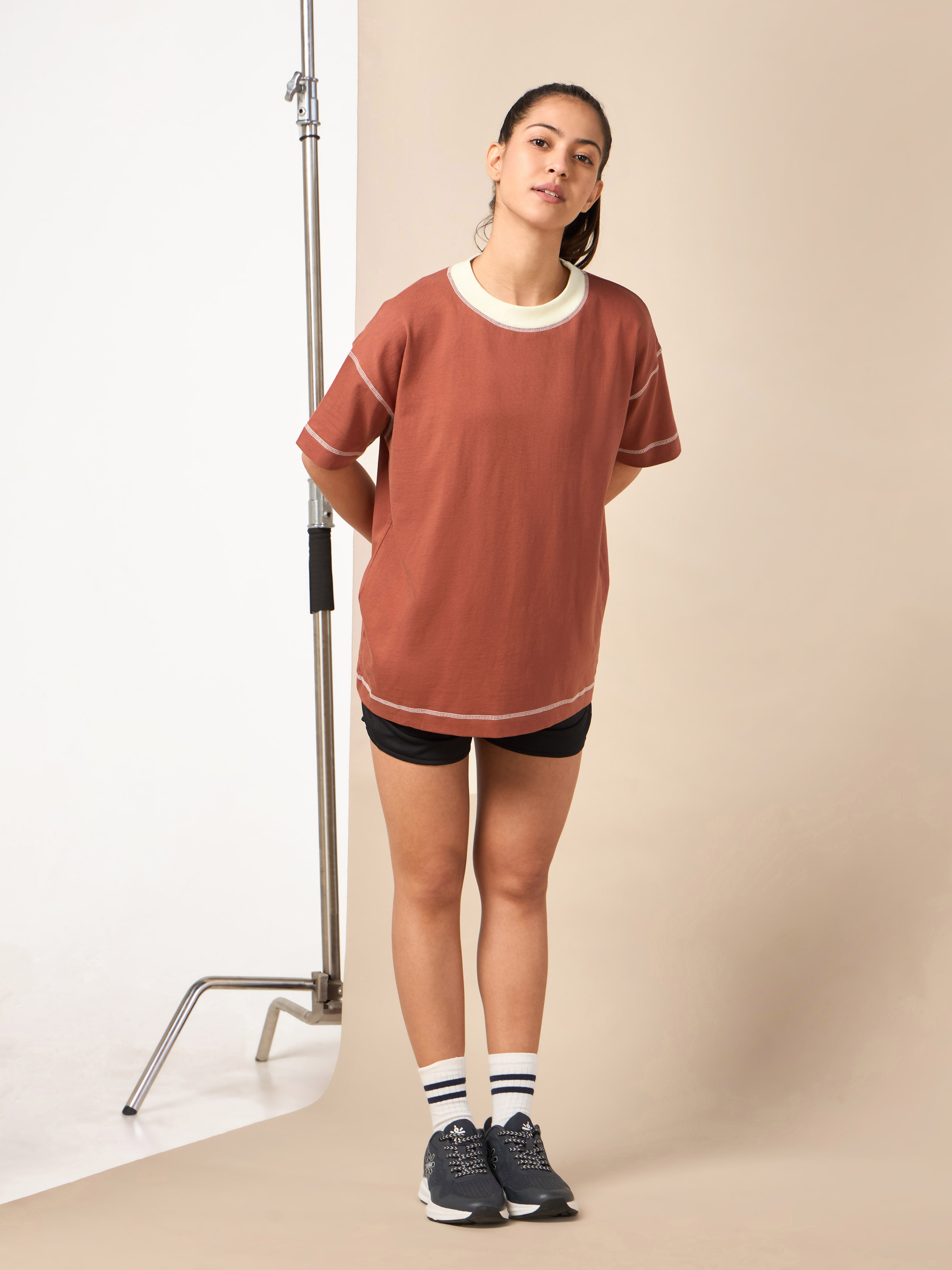 Women's Rust Relaxed Lounge T-shirt