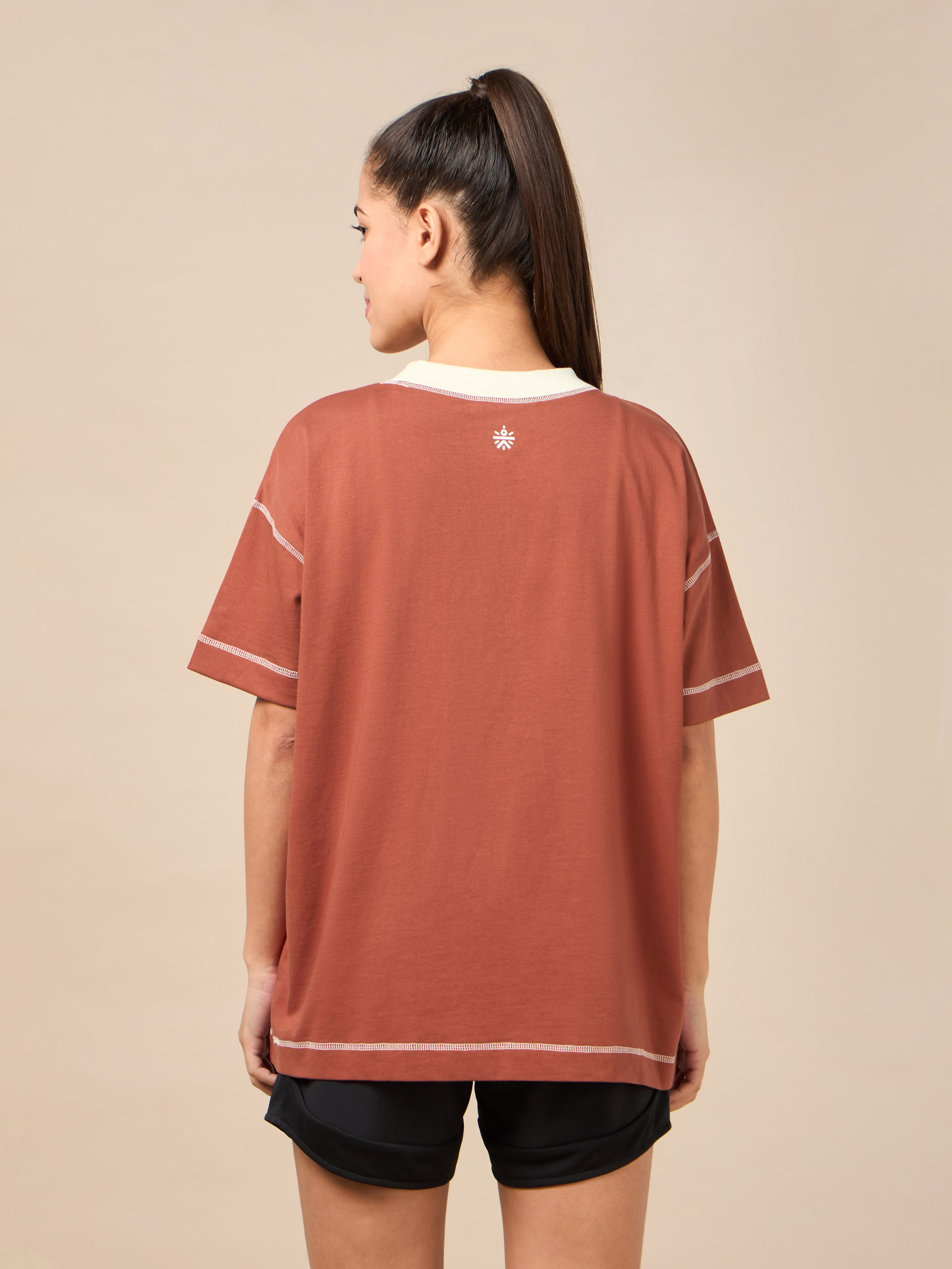Women's Rust Relaxed Lounge T-shirt