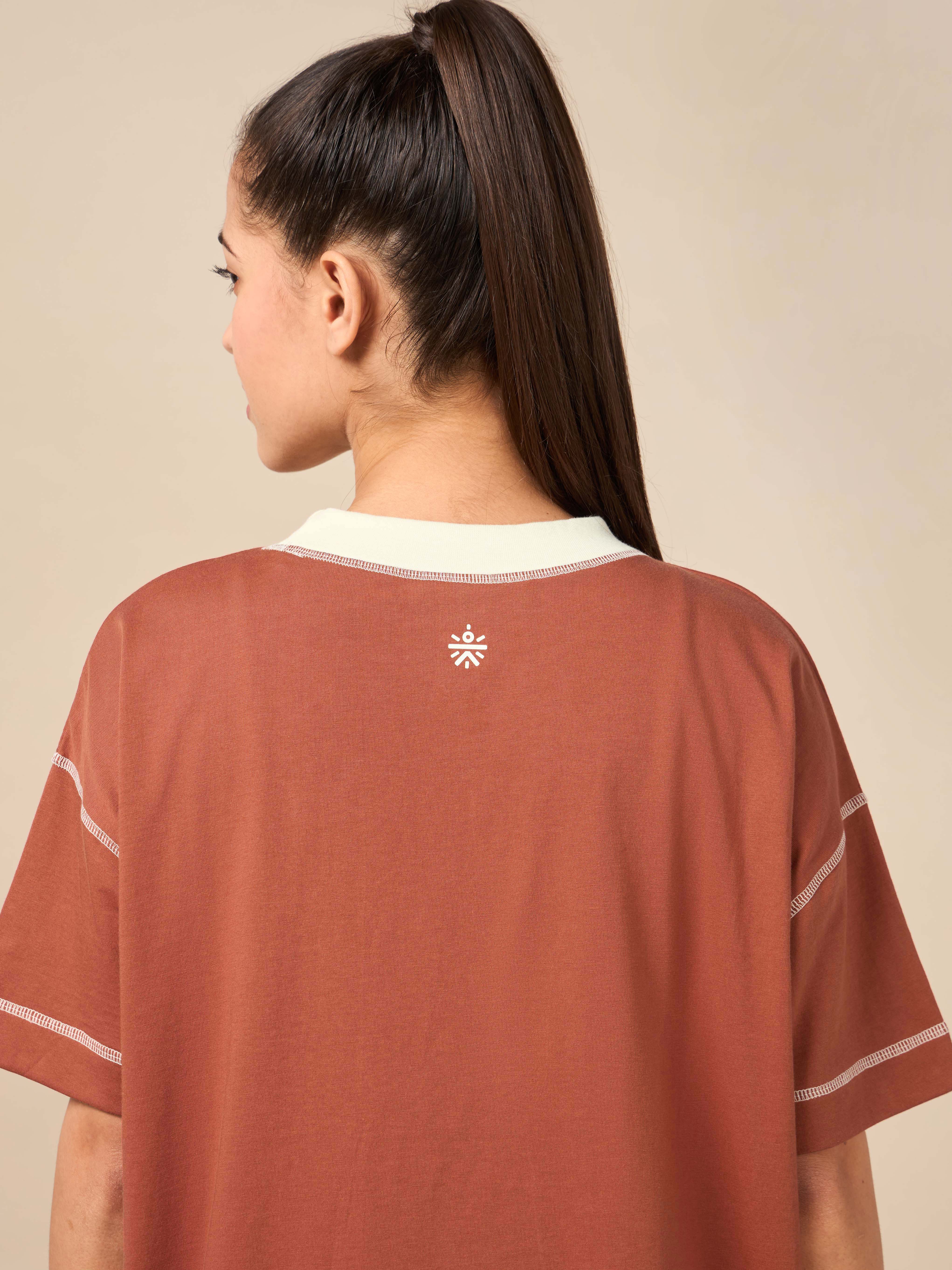 Women's Rust Relaxed Lounge T-shirt