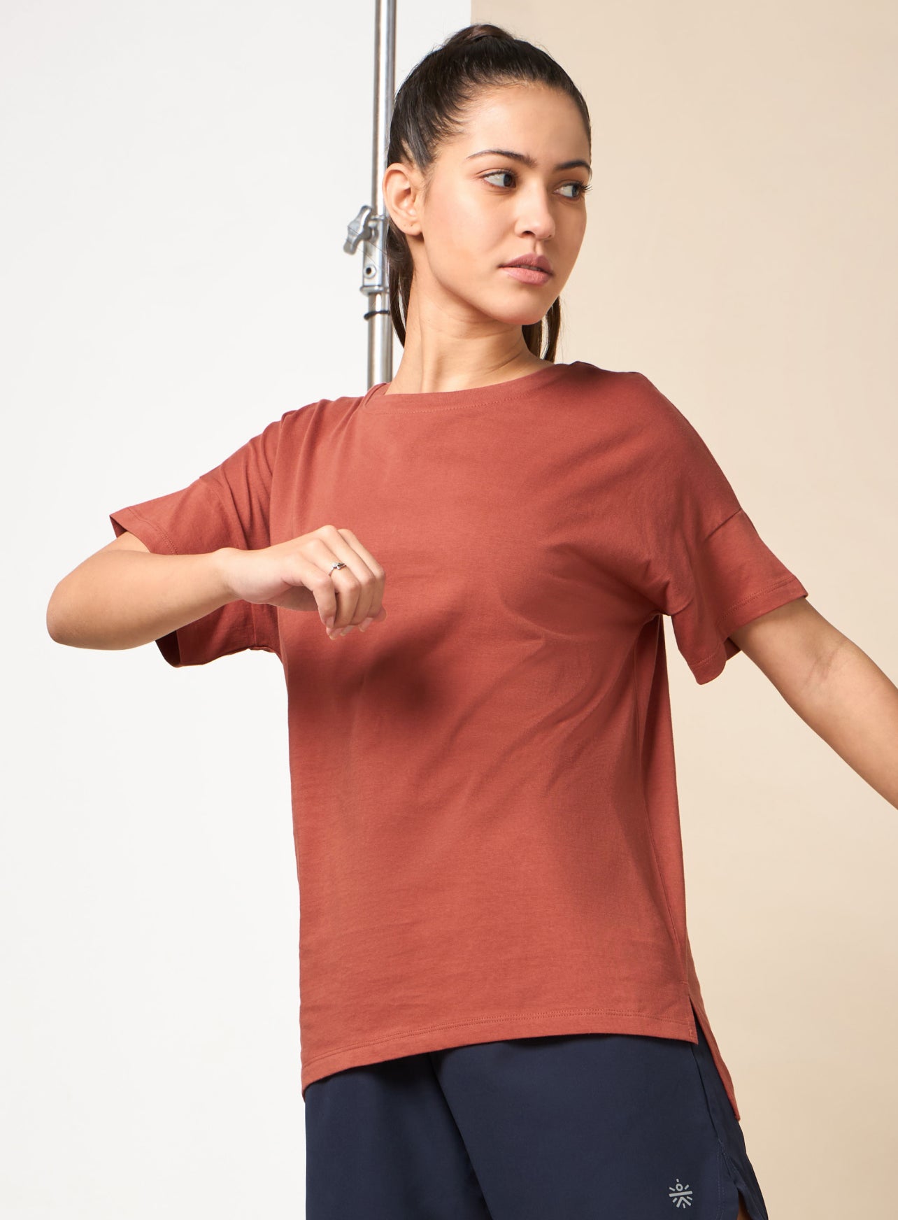 Women's Rust Relaxed Leisure T-shirt