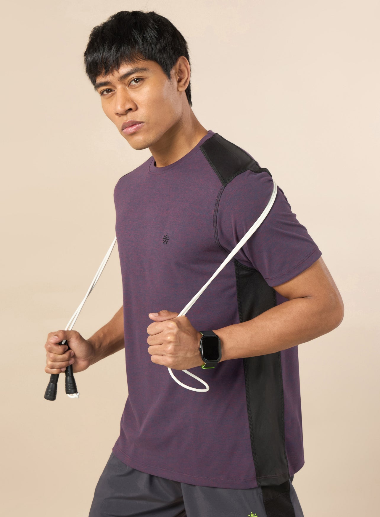 Men's Amp Up Purple Comfortech T-shirt