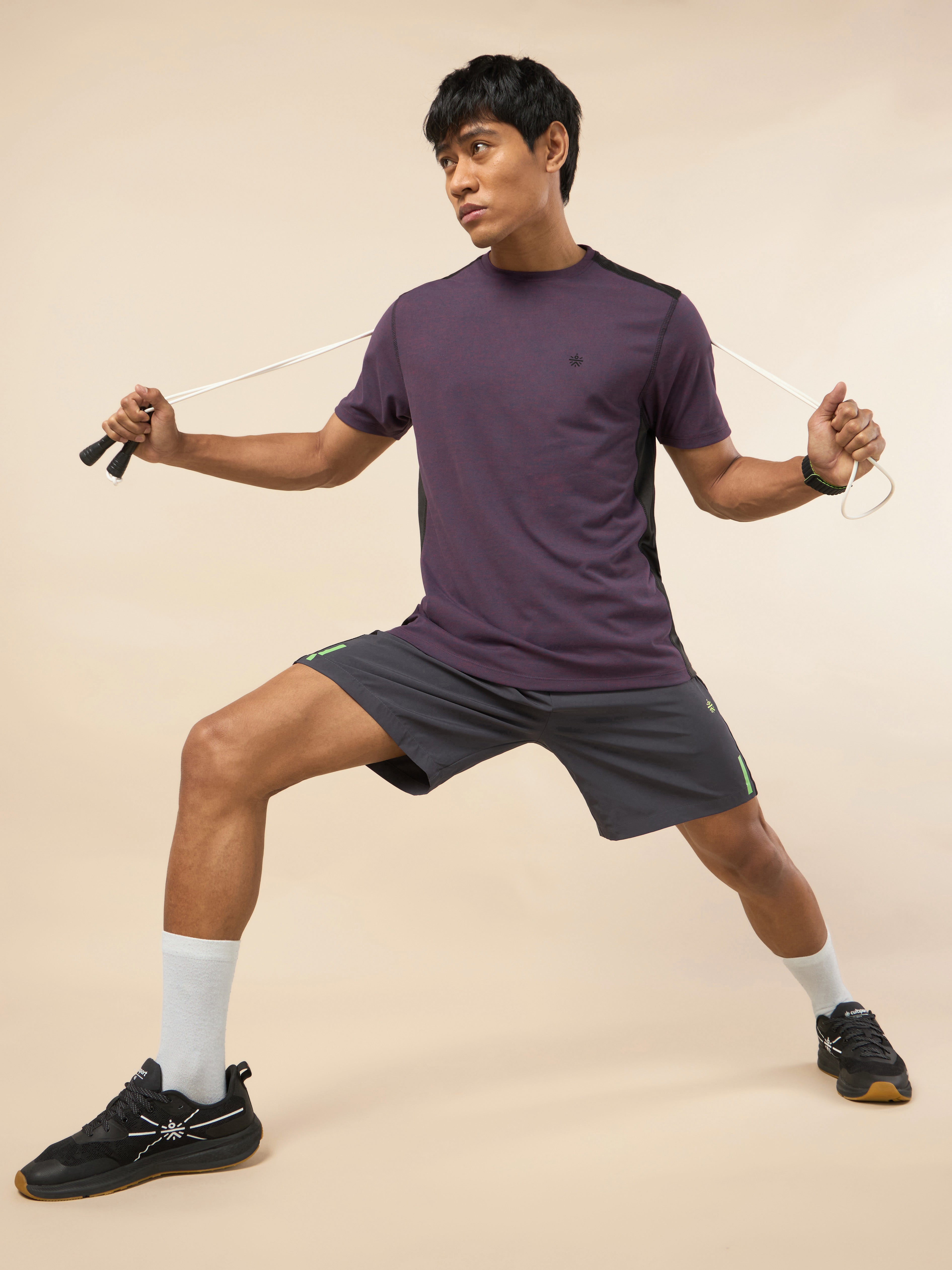 Men's Amp Up Purple Comfortech T-shirt