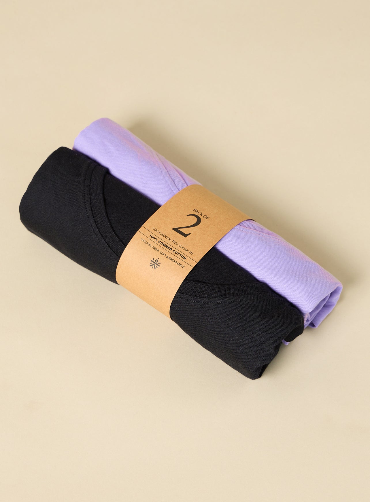 Cult Essential Cotton Pack of 2 T-shirts