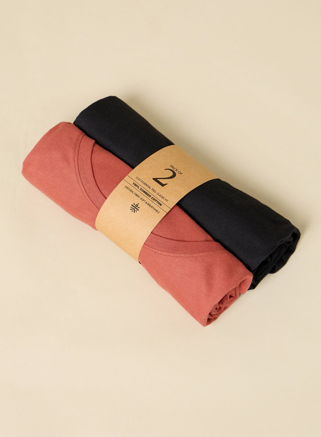 Cult Essential Cotton Pack of 2 T-shirts