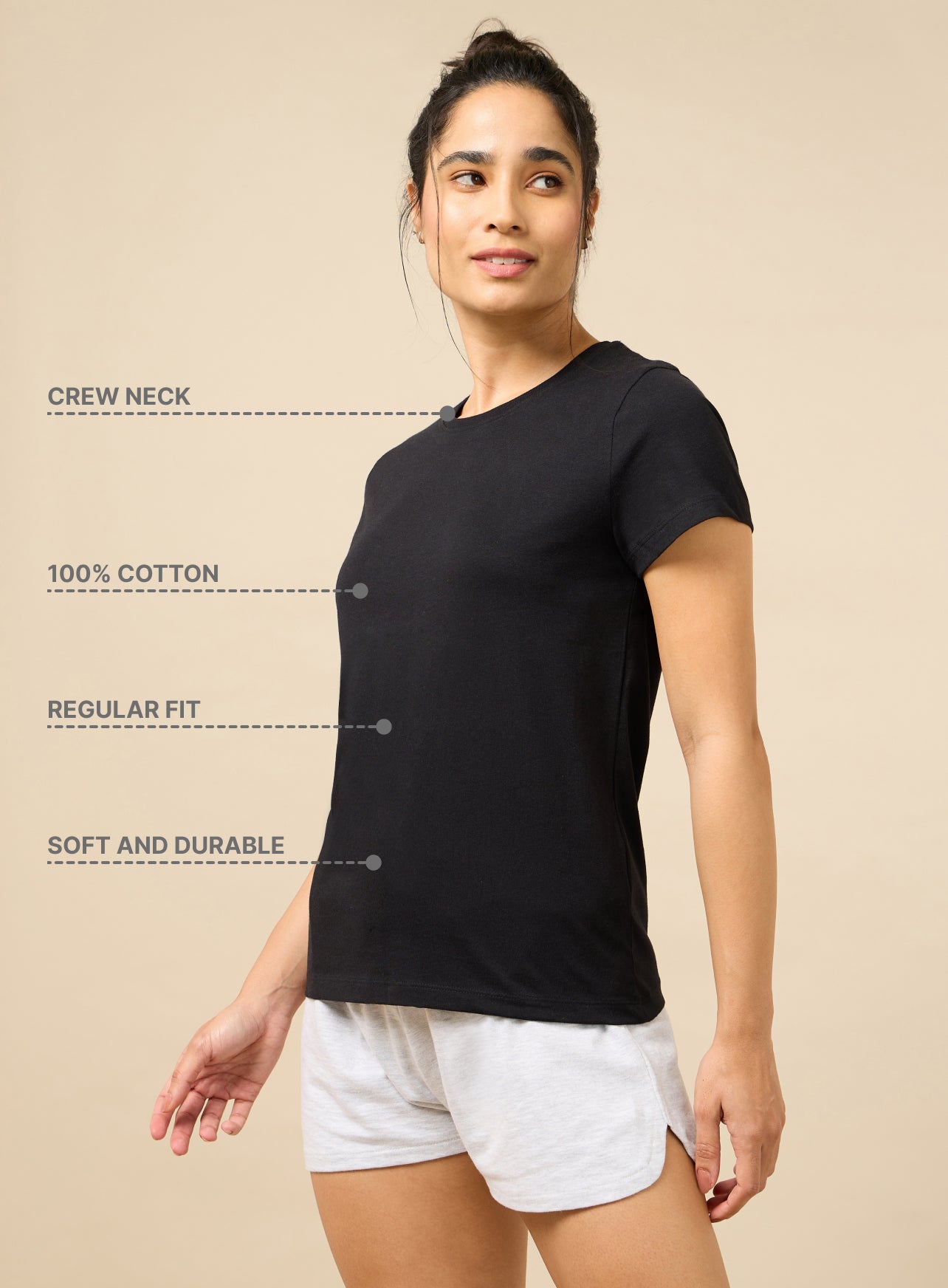 Cult Essential Cotton Pack of 2 T-shirts