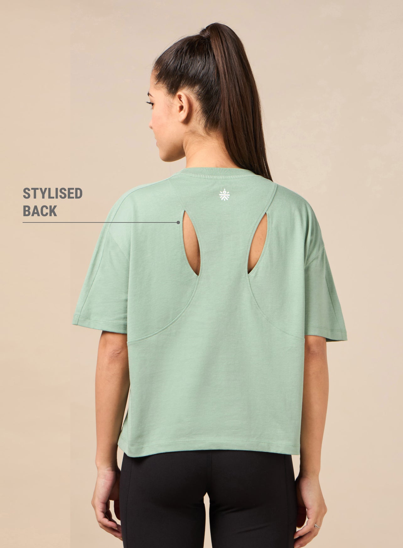 Women's Yoga Green Flow T-shirt