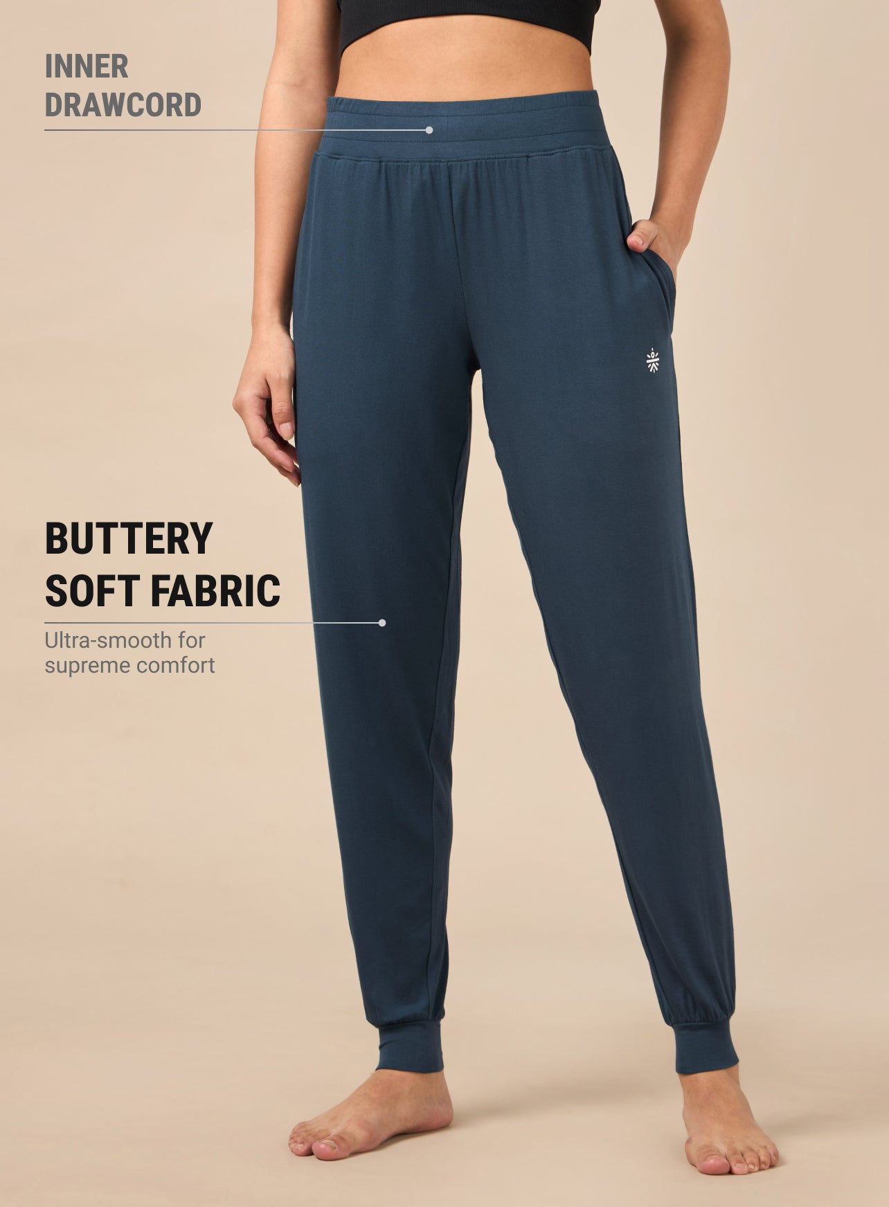 Women's Navy Yogini Pants