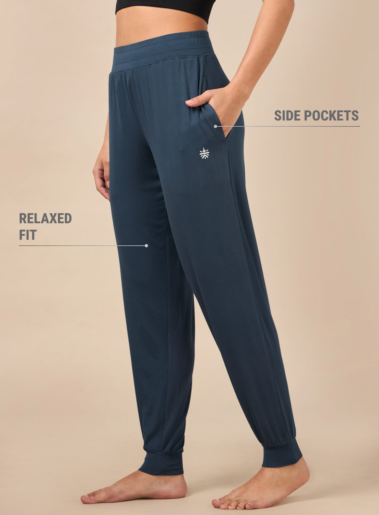 Women's Navy Yogini Pants